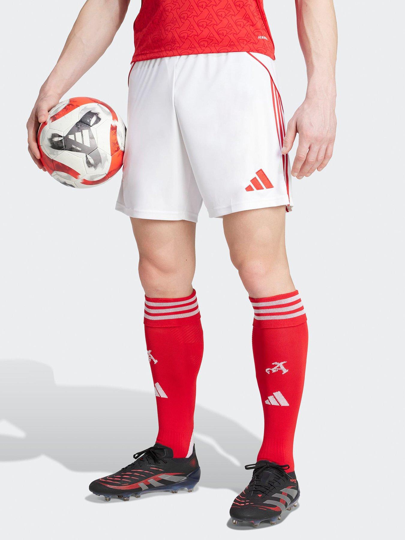 undefined Arsenal Mens 24/25 Home Stadium Shorts - White