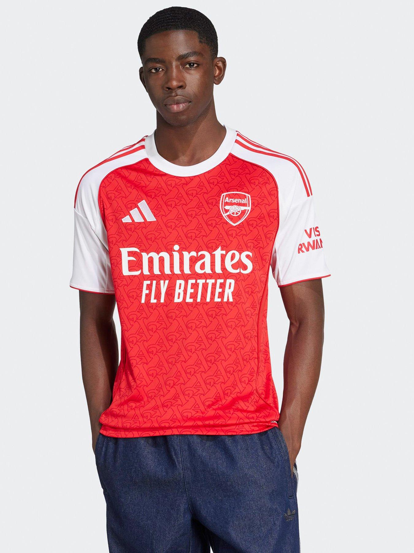 undefined Arsenal Mens 25/26 Home Stadium Replica Shirt - Red