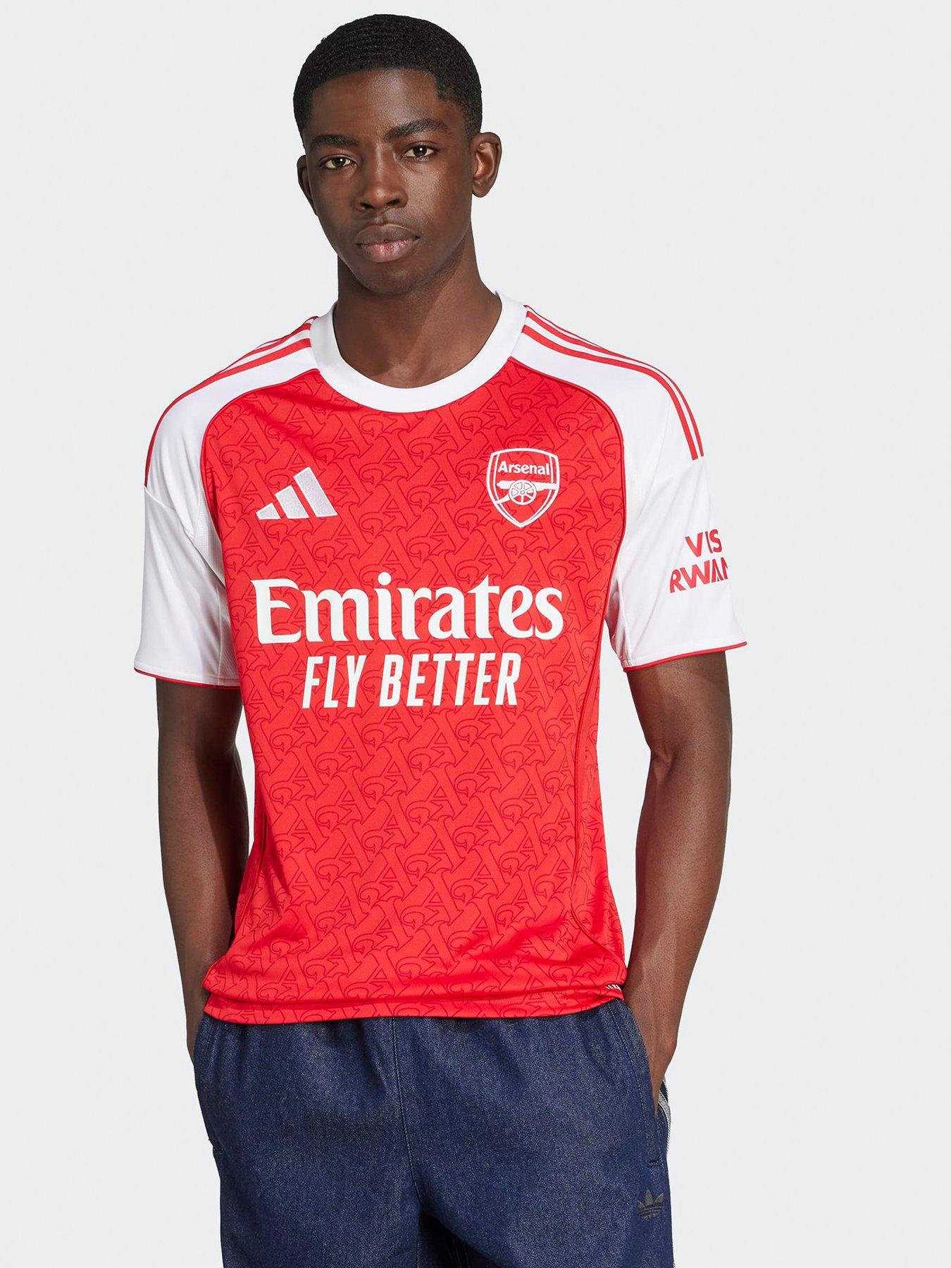 Image 1 of 5 of adidas Arsenal Mens 25/26 Home Stadium Replica Shirt - Red