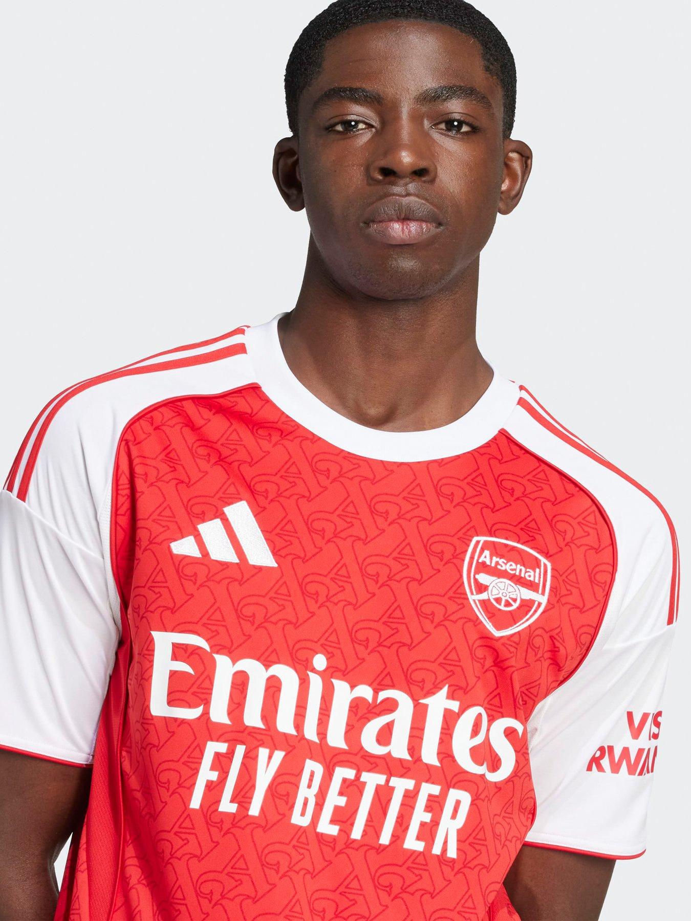 Image 3 of 5 of adidas Arsenal Mens 25/26 Home Stadium Replica Shirt - Red