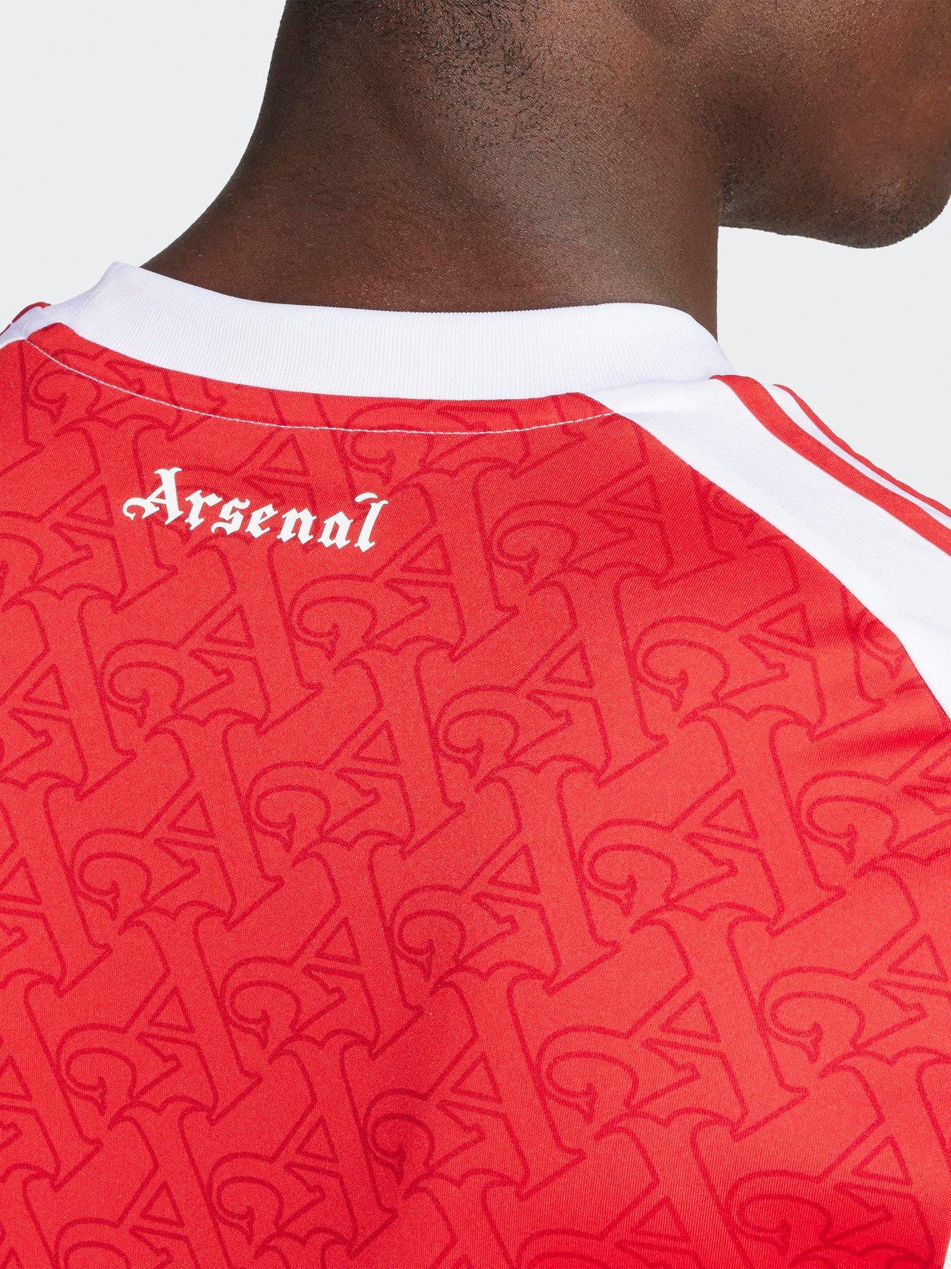 Image 4 of 5 of adidas Arsenal Mens 25/26 Home Stadium Replica Shirt - Red