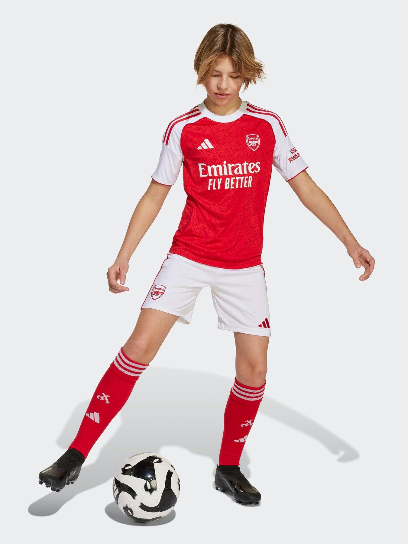 Image 2 of 5 of adidas Arsenal Junior 25/26 Home Stadium Replica Shirt - Red