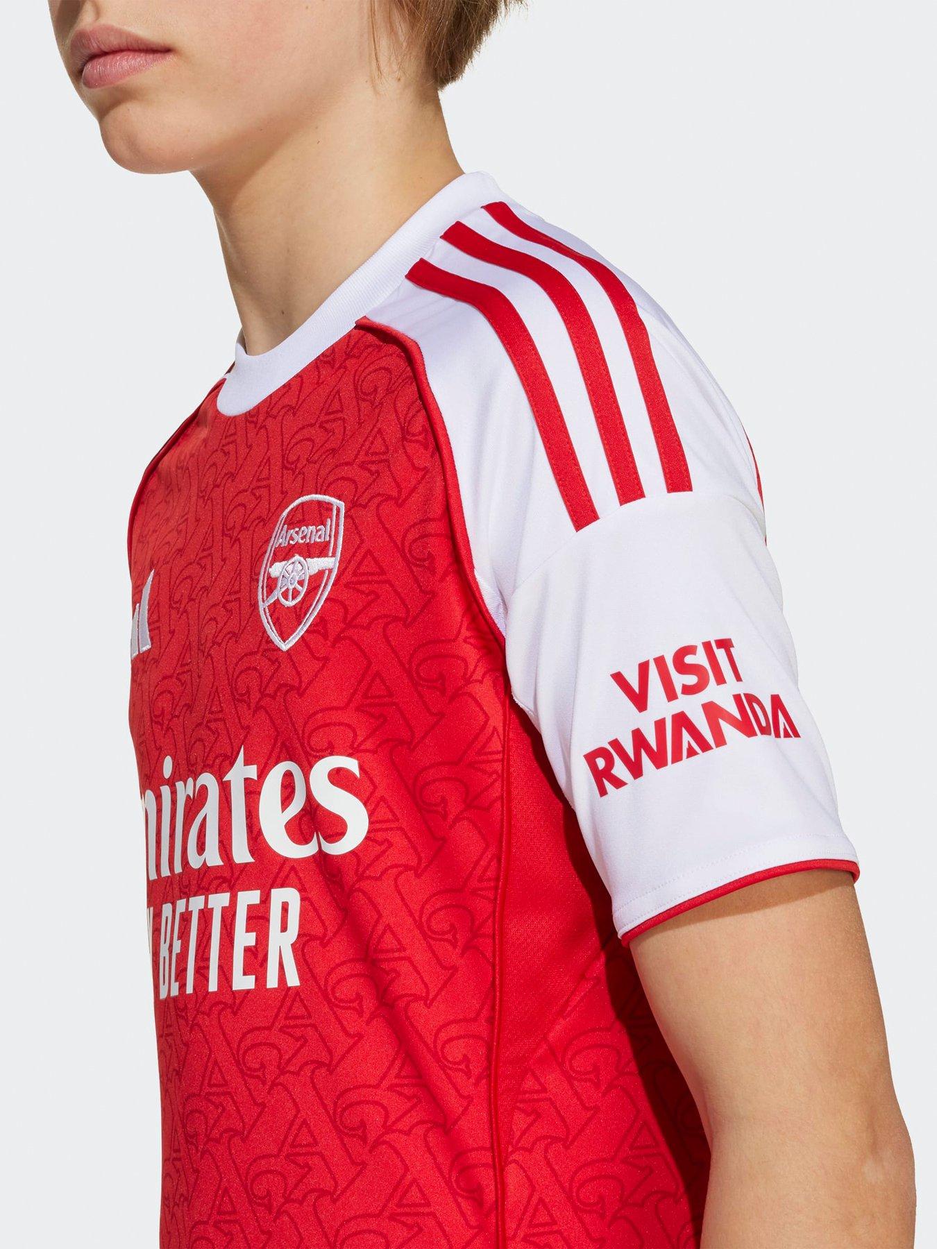 Image 4 of 5 of adidas Arsenal Junior 25/26 Home Stadium Replica Shirt - Red