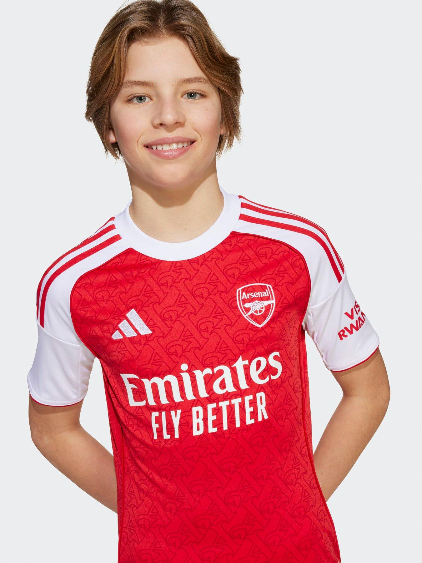 Image 5 of 5 of adidas Arsenal Junior 25/26 Home Stadium Replica Shirt - Red