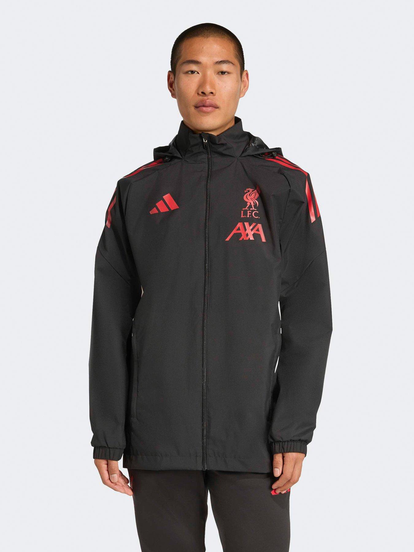 adidas Mens Liverpool AW Jacket -Black