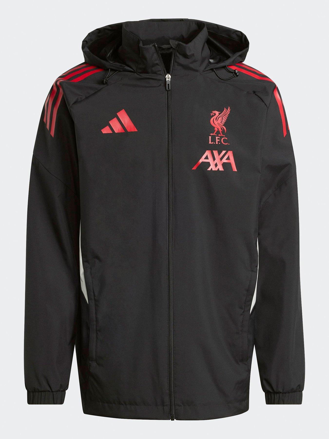 ウェア adidas Liverpool FC LFC AW JKT XL adidas Mens Liverpool AW Jacket -Black | Very