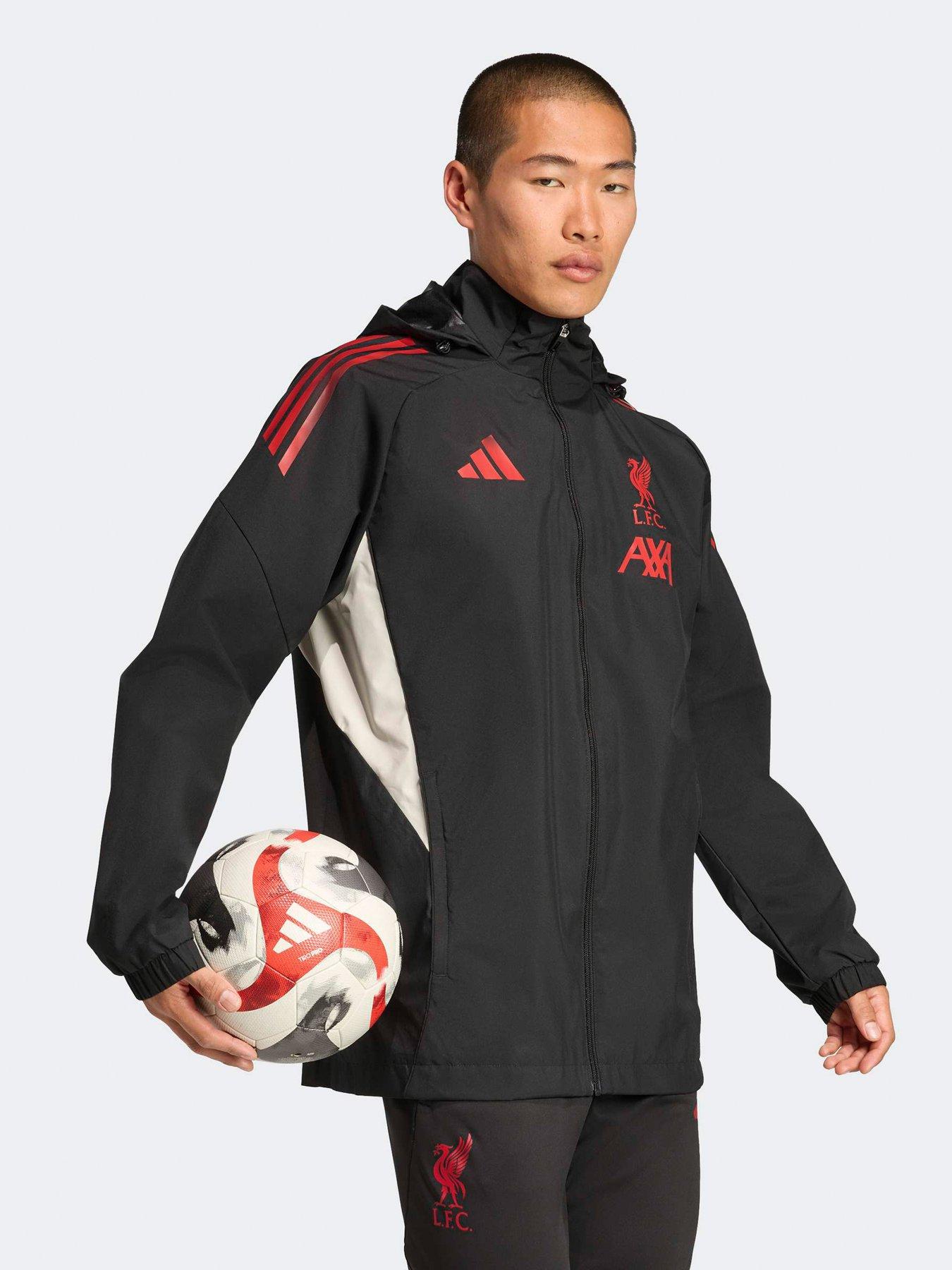 adidas Mens Liverpool AW Jacket -Black | Very