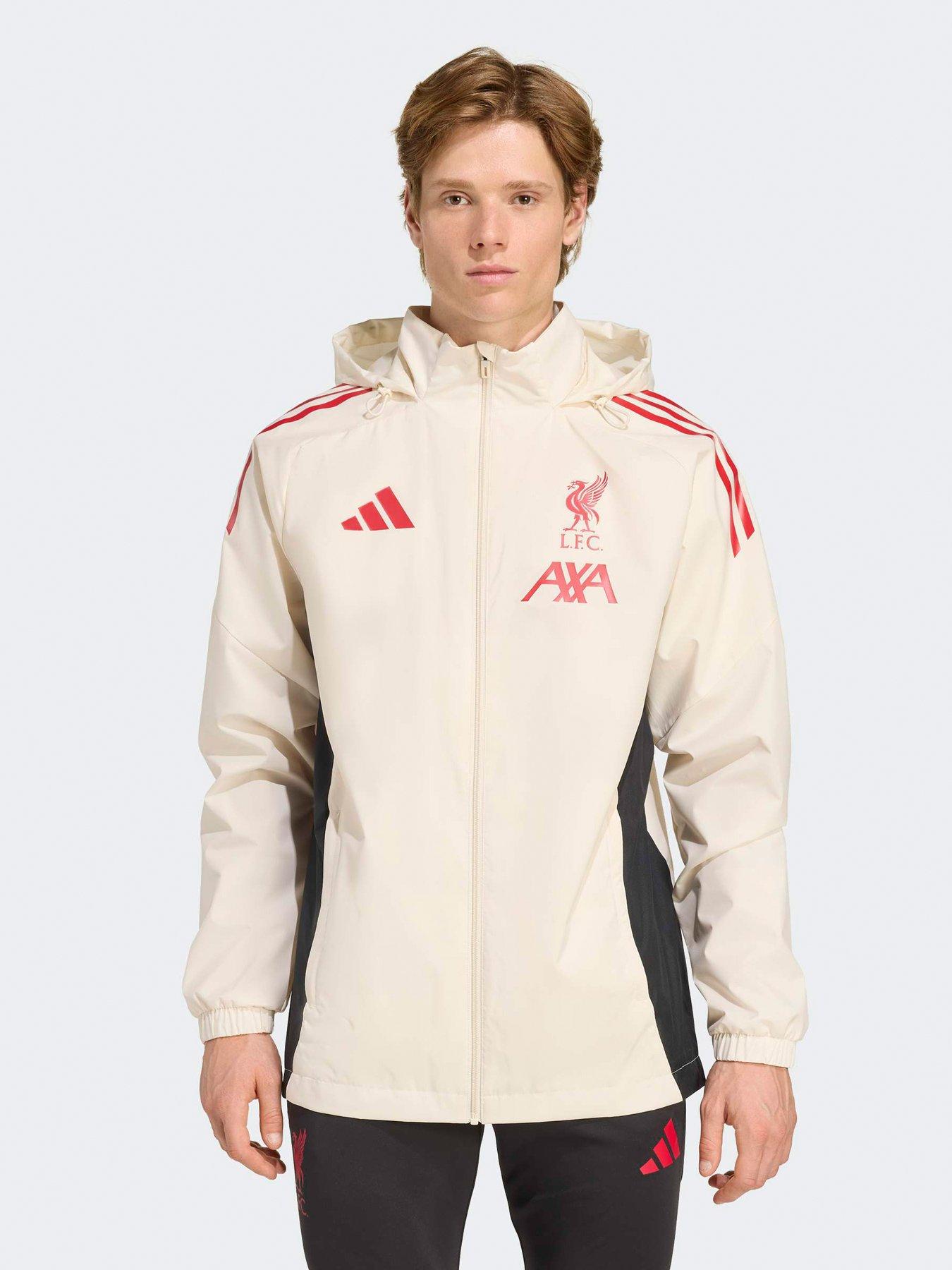 adidas Mens Liverpool AW Jacket -White | Very