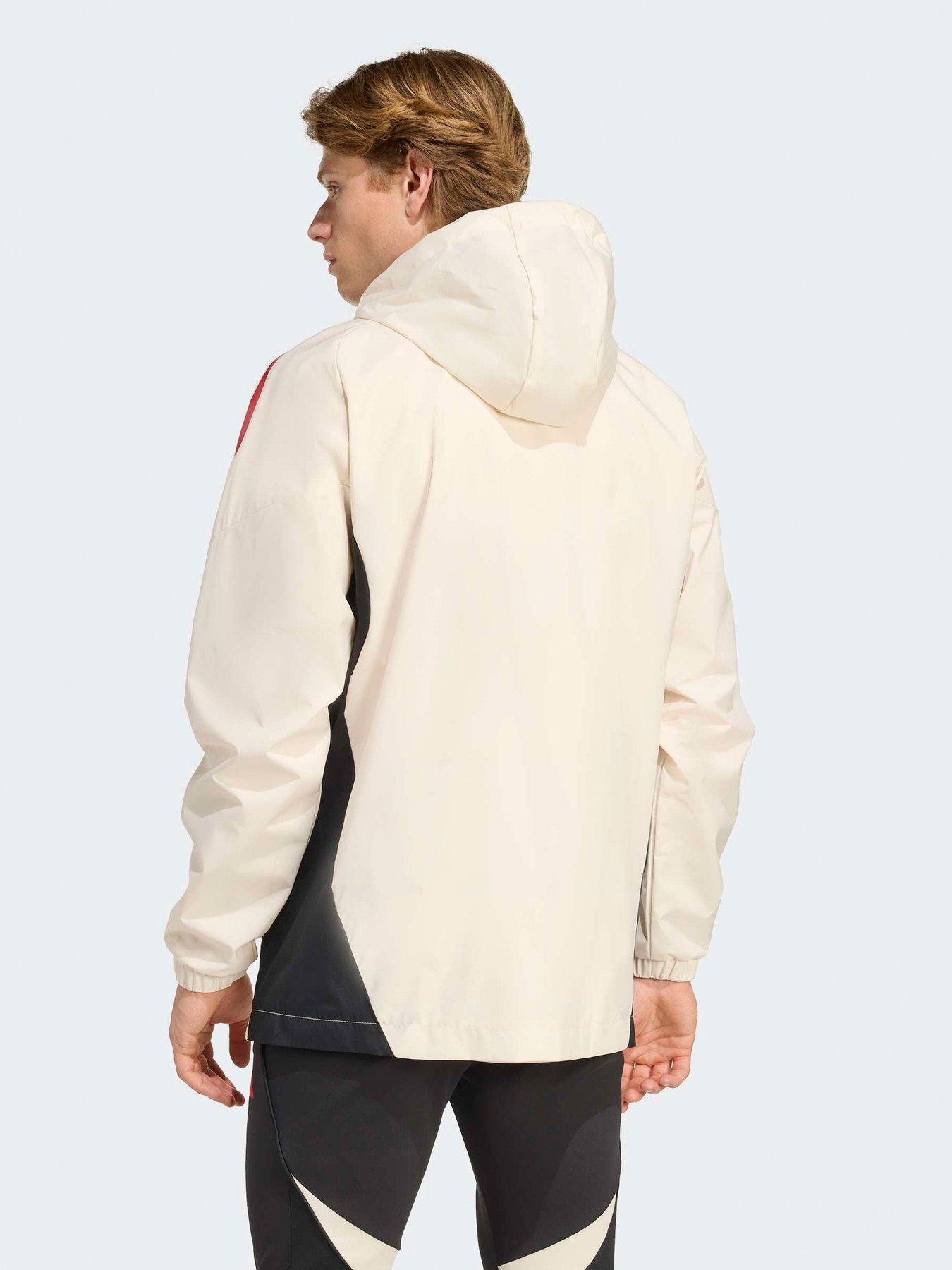 adidas Mens Liverpool AW Jacket -White | Very