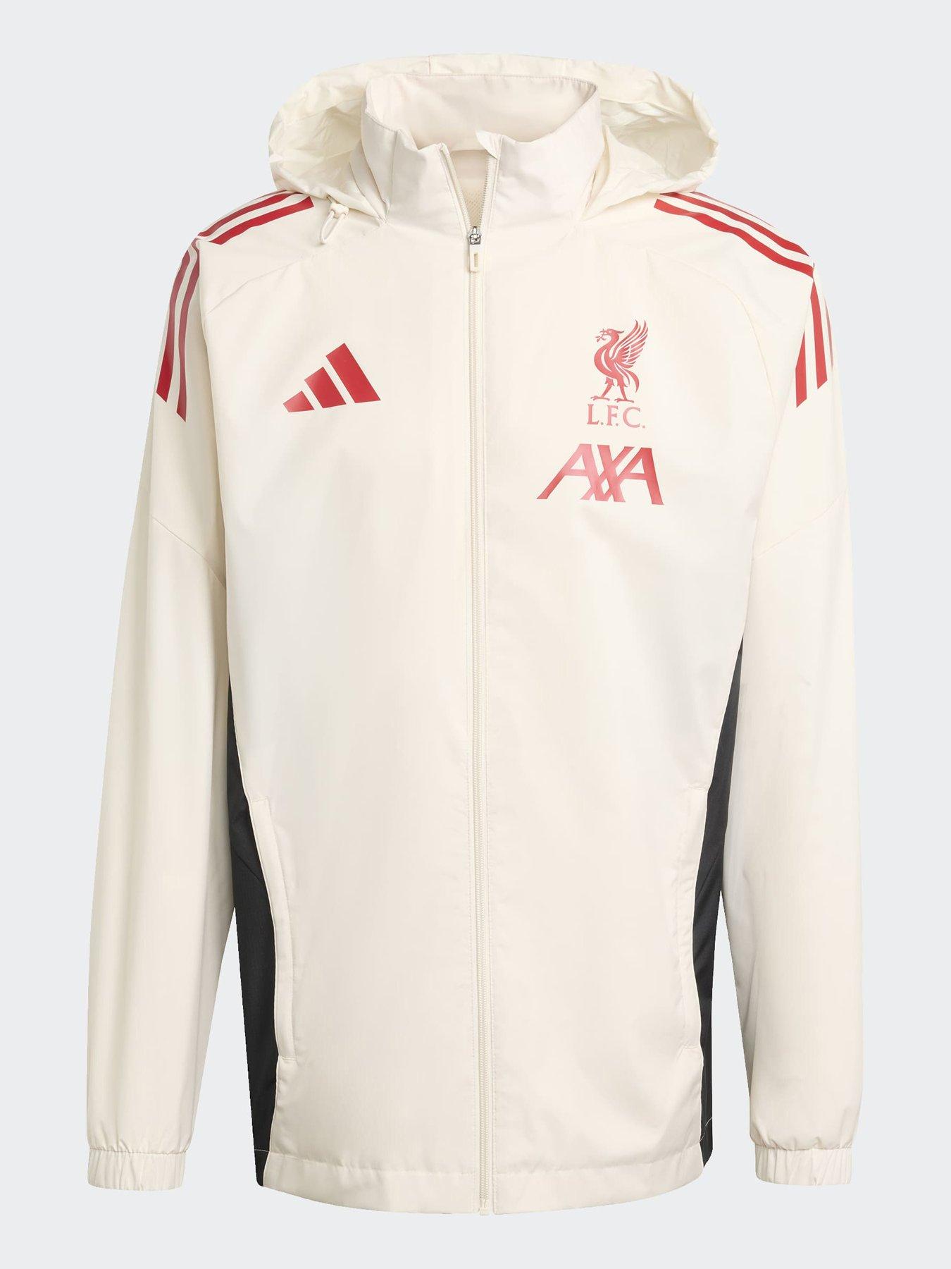 adidas Mens Liverpool AW Jacket -White | Very