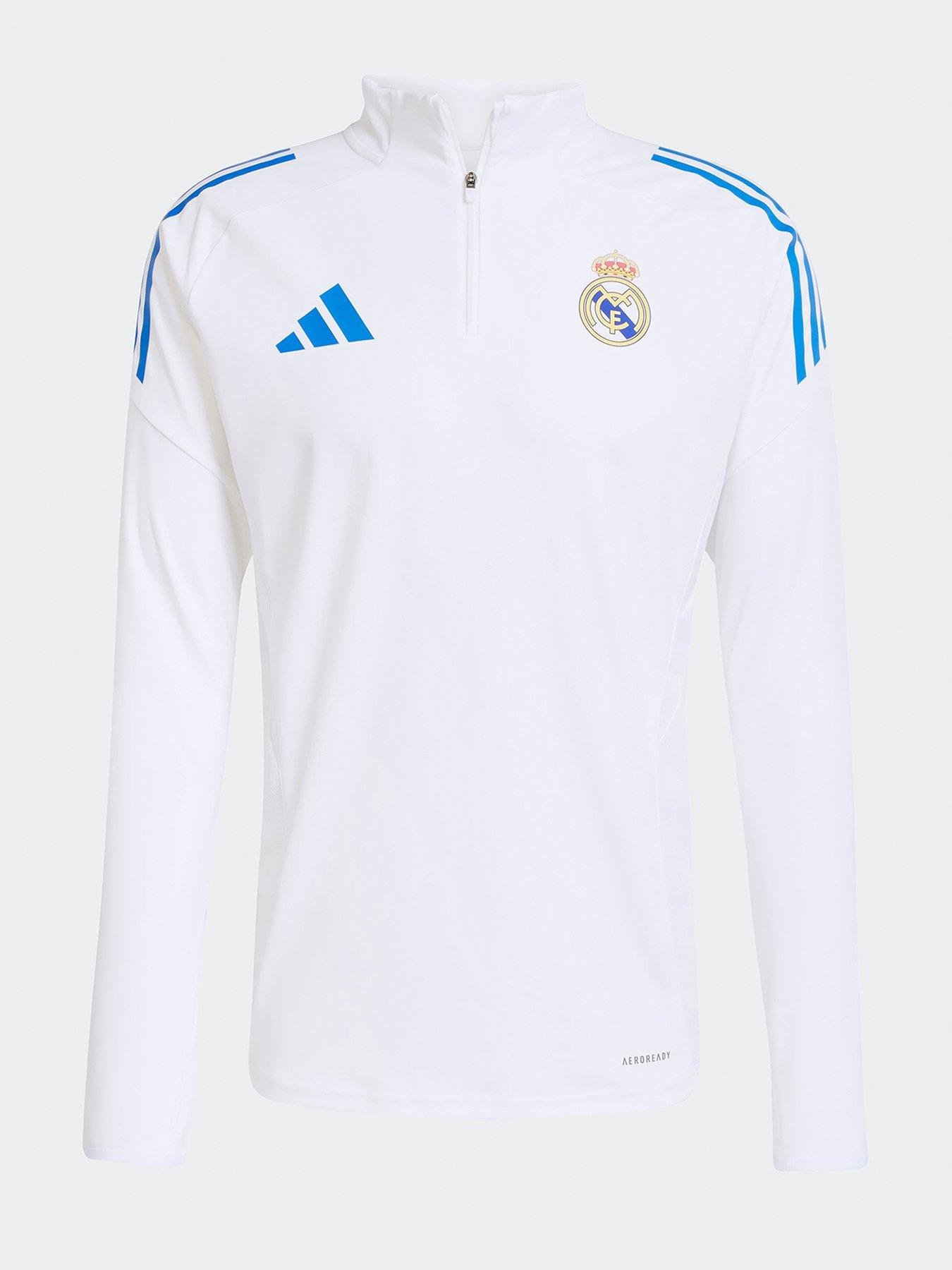 Adidas Mens Real Madrid Eu Training Top - White