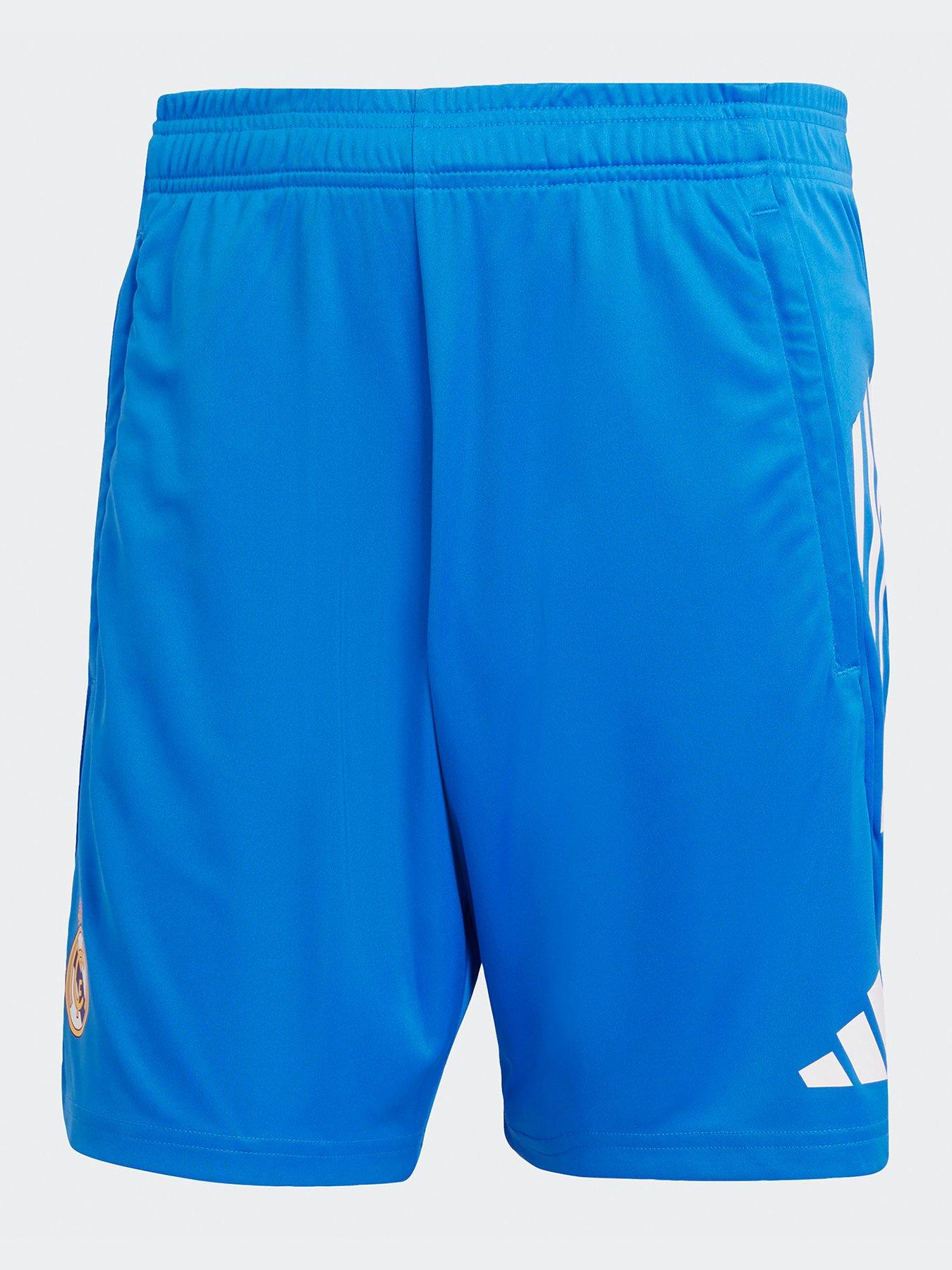 undefined Mens Real Madrid Eu Training Shorts - Blue