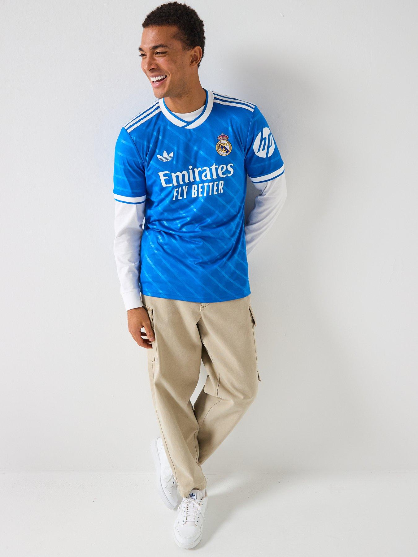 Image 3 of 6 of adidas Real Madrid Mens 25/26 3rd Stadium Replica Shirt - Blue