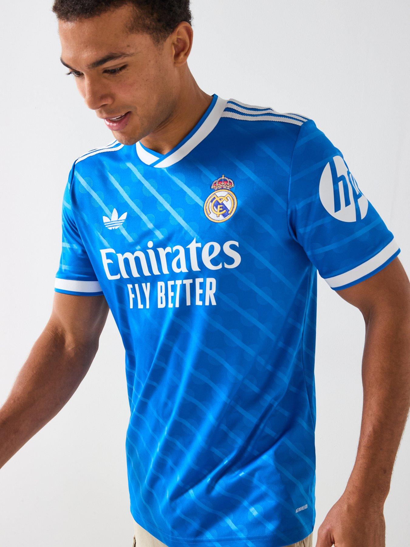 Image 4 of 6 of adidas Real Madrid Mens 25/26 3rd Stadium Replica Shirt - Blue