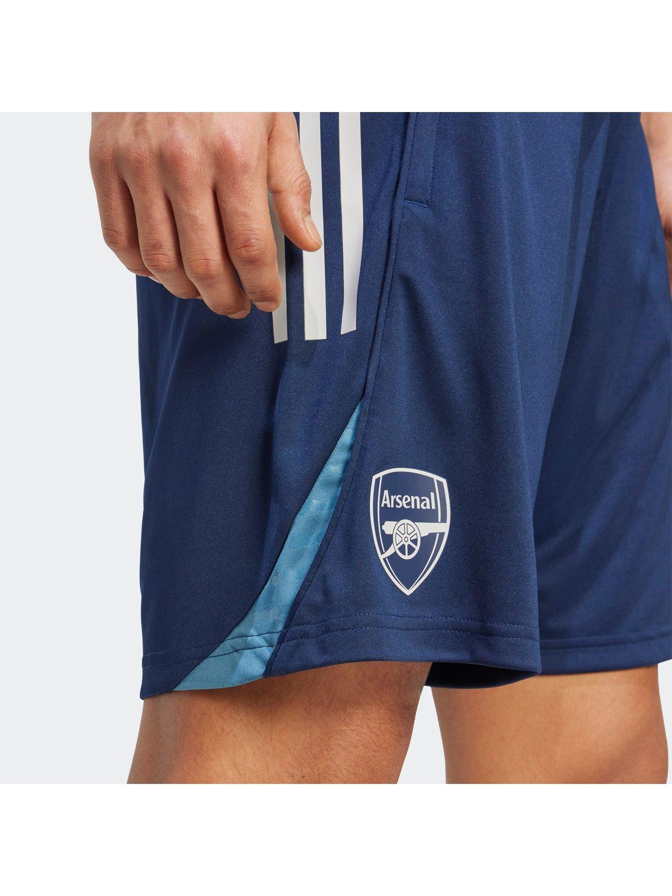 Image 5 of 6 of adidas Mens Arsenal Trainingwear Shorts - Blue