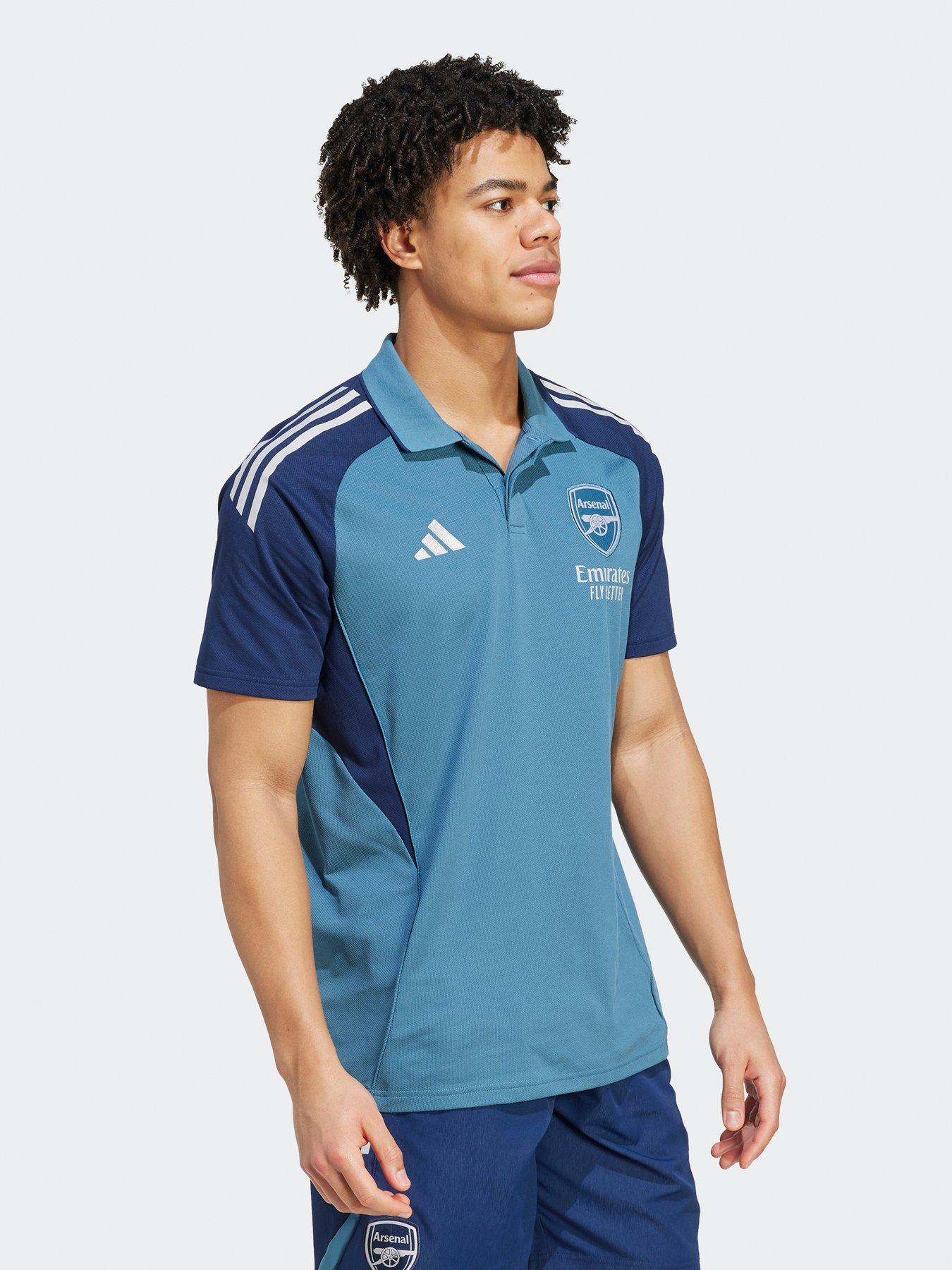 adidas Mens Arsenal Trainingwear Polo- Navy | Very