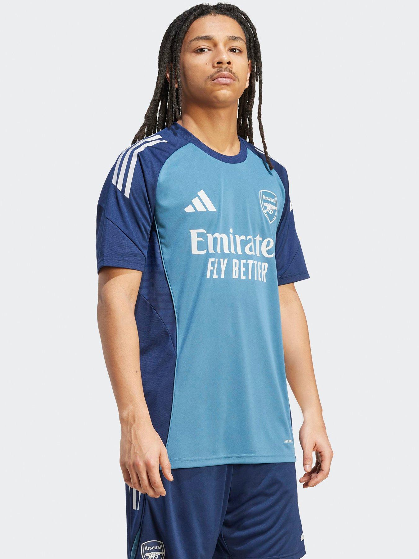 Image 1 of 5 of adidas Mens Arsenal Trainingwear Jersey - Blue