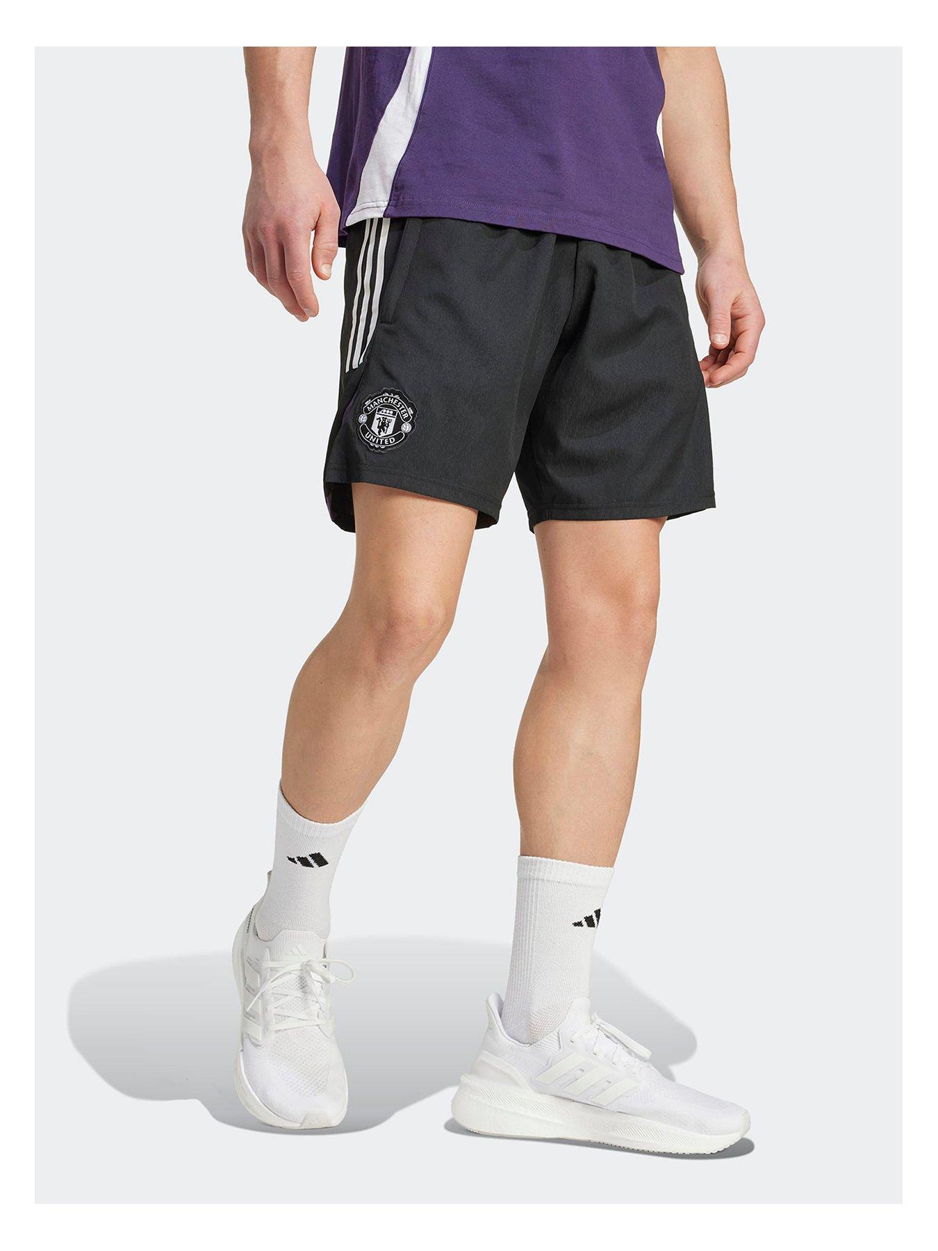 undefined Mens Manchester United Training Shorts - Black