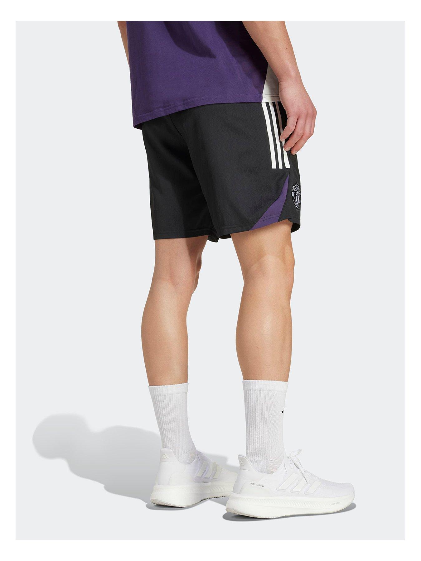 Image 3 of 5 of adidas Mens Manchester United Training Shorts - Black