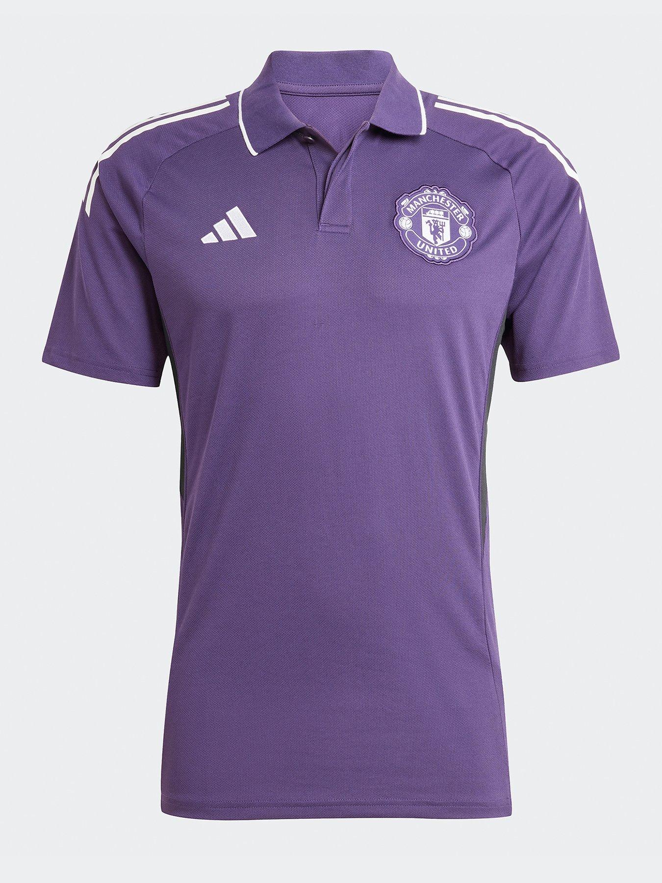 undefined Mens Manchester United Training Polo - Purple