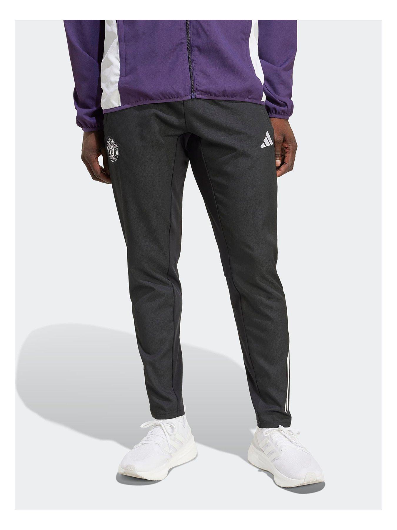 adidas Mens Manchester United Training Pants - Black