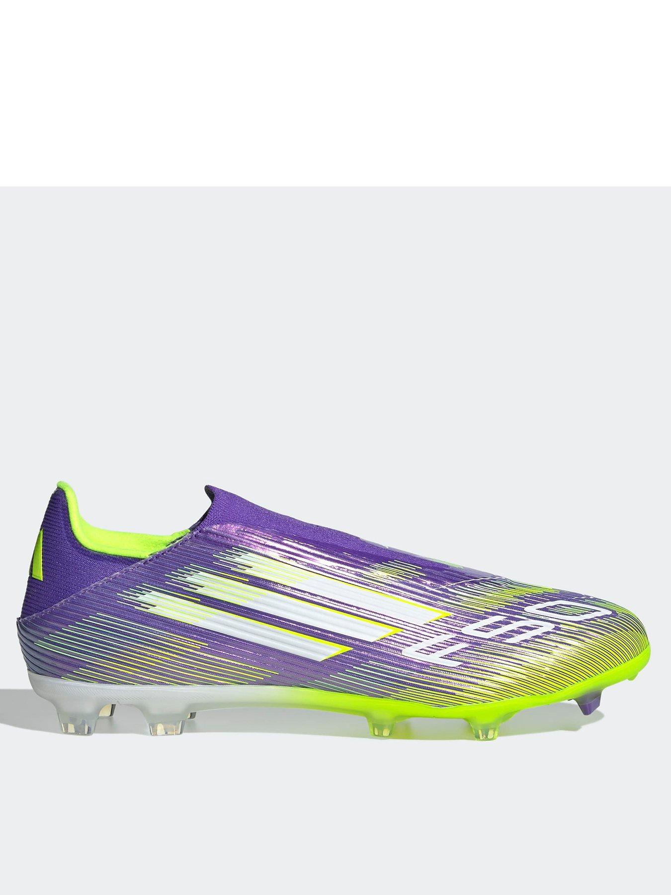 undefined Mens F50 League Laceless Firm Ground Football Boots - Purple
