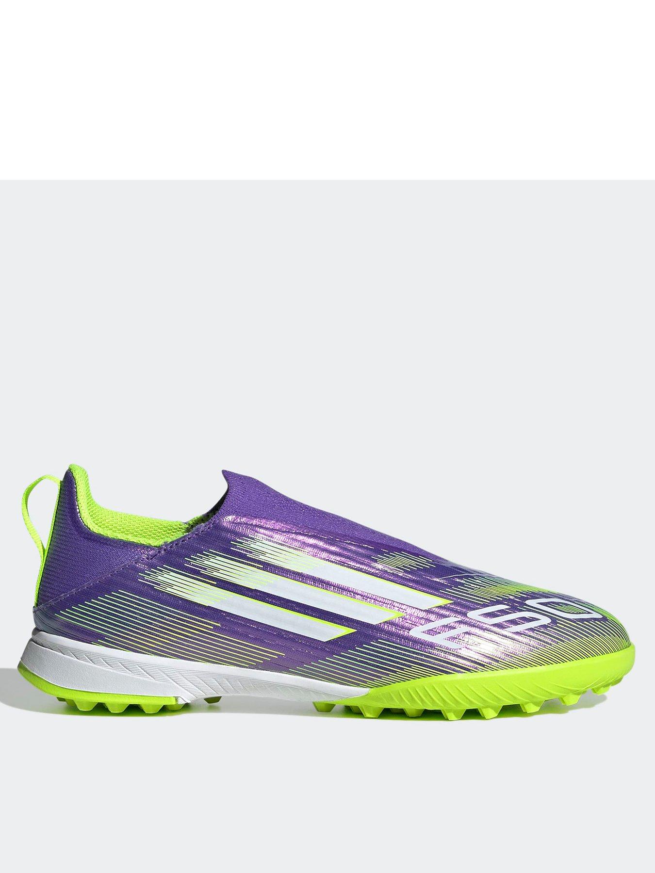 undefined Junior F50 League Laceless Firm Ground Football Boots - Purple