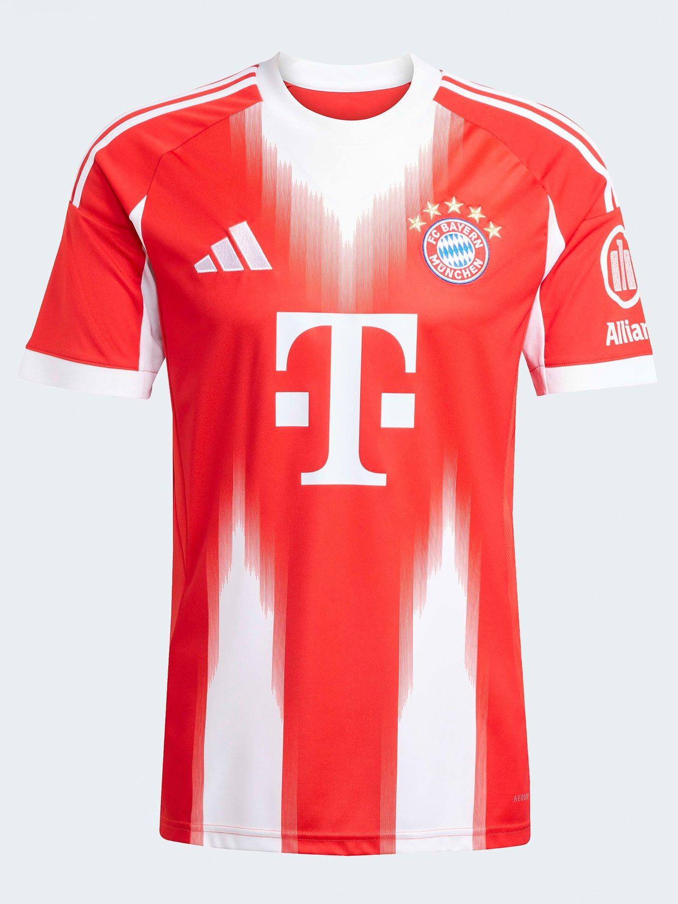 undefined Bayern Mens 25/26 Home Stadium Replica Shirt - Red