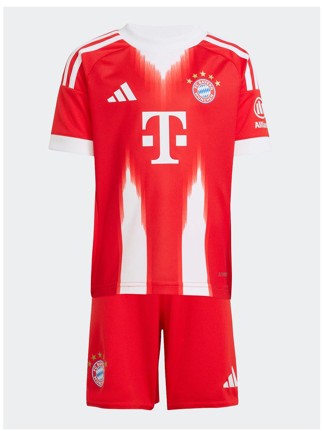 Image 1 of 3 of adidas Bayern 25/26 Home Mini Kit - Red