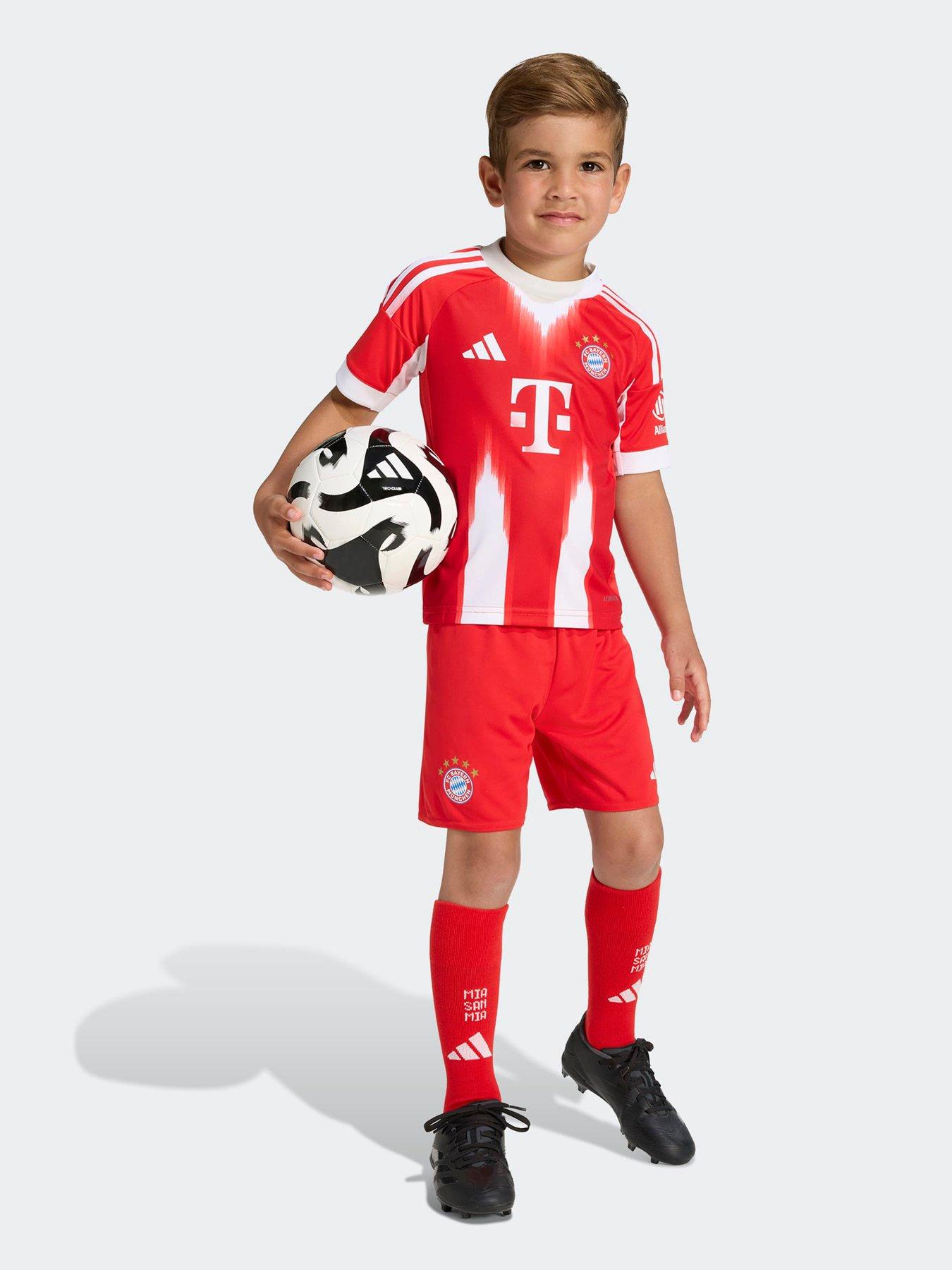 Image 2 of 3 of adidas Bayern 25/26 Home Mini Kit - Red
