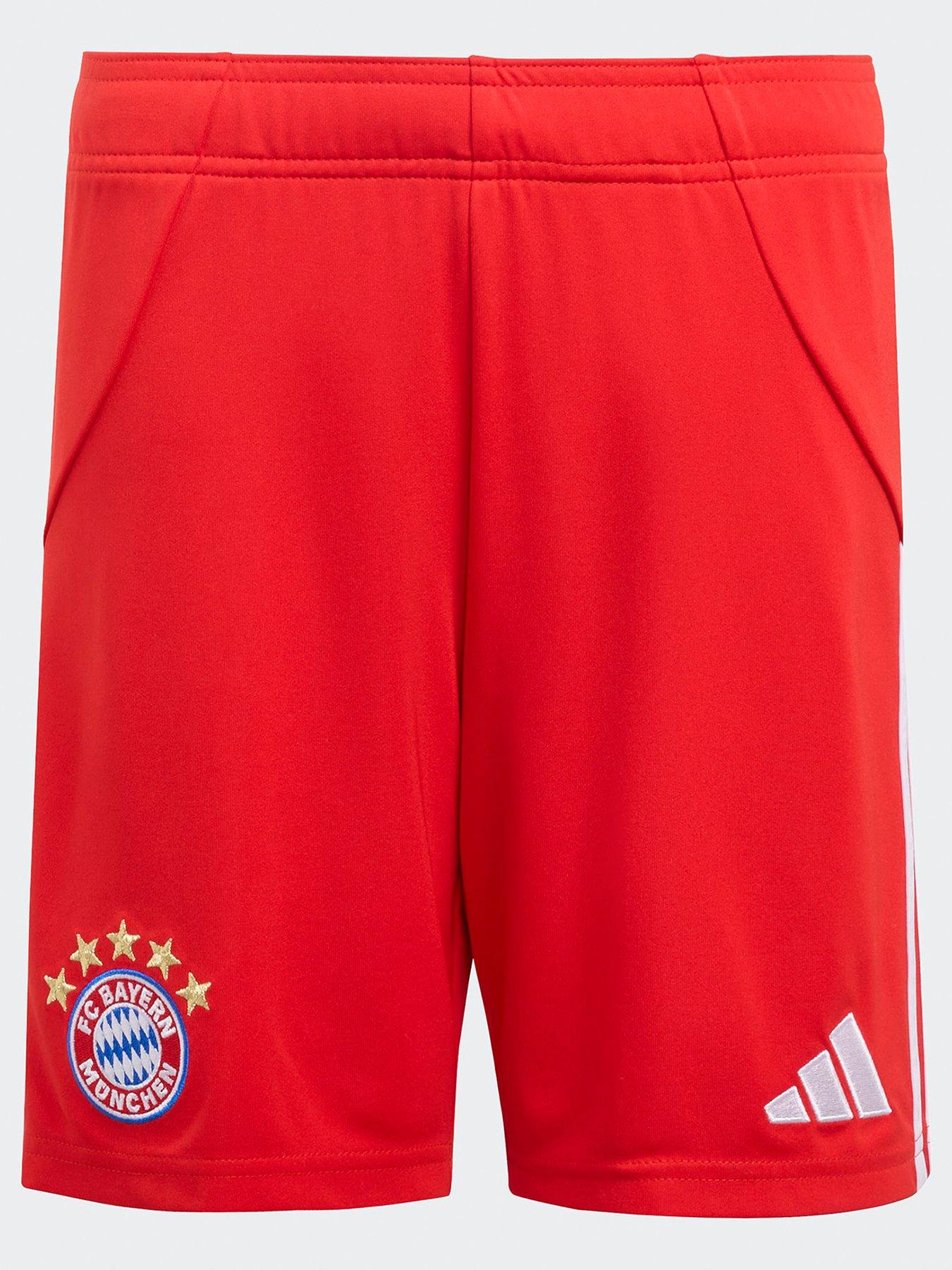 Adidas Bayern Junior 25/26 Home Stadium Replica Shorts - Red