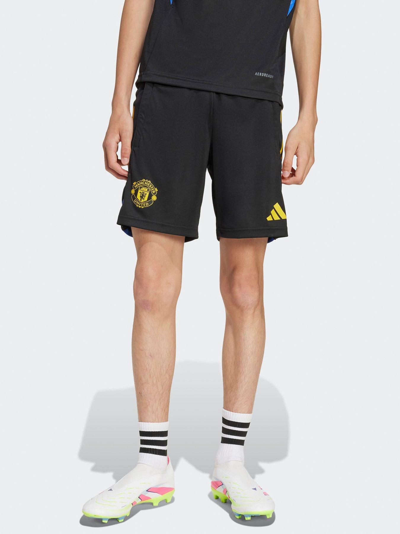 adidas Junior Manchester United Tiro 25 Competition Training Short - Black