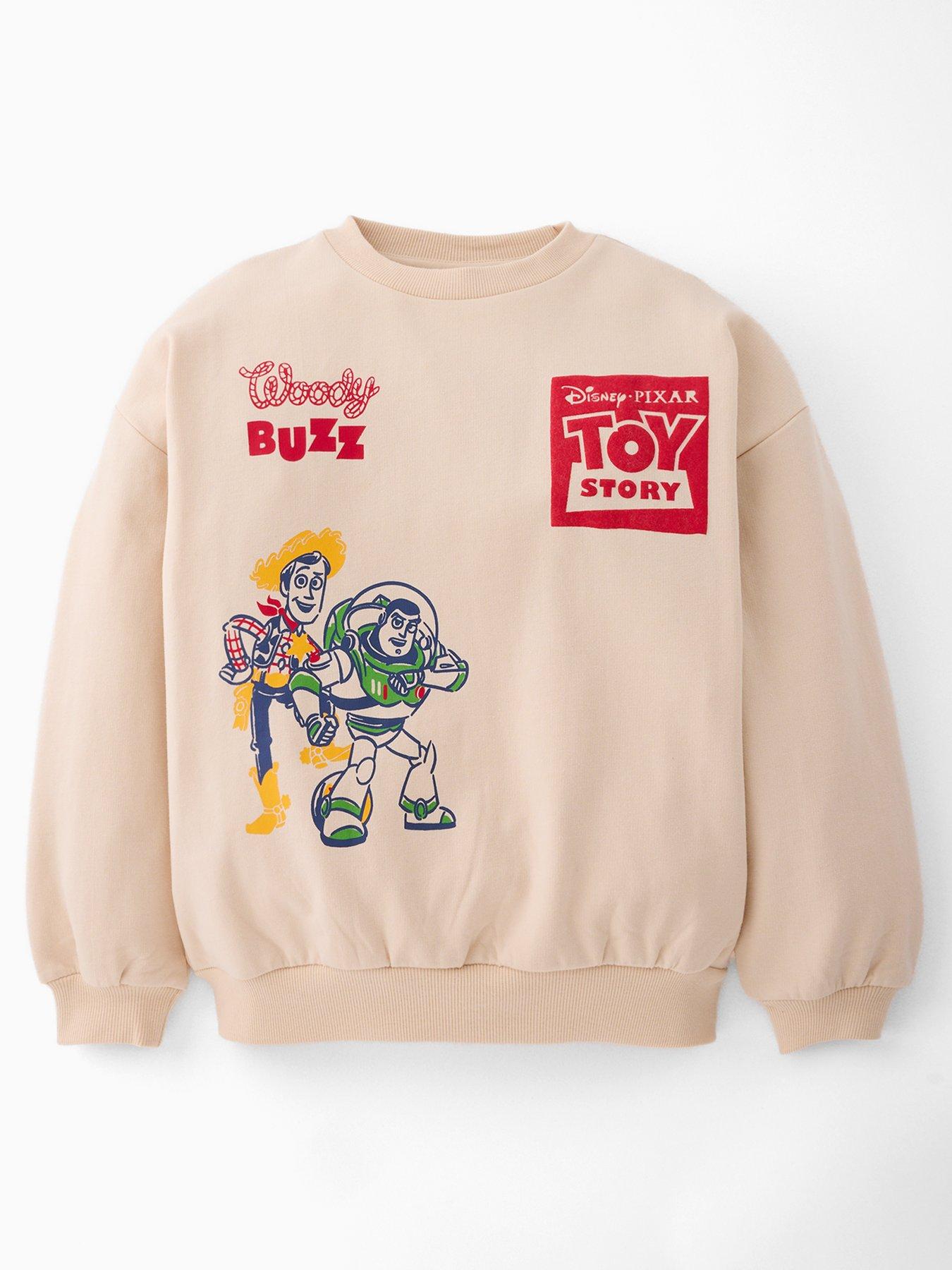 Toy Story Back Print Sweatshirt - Cream