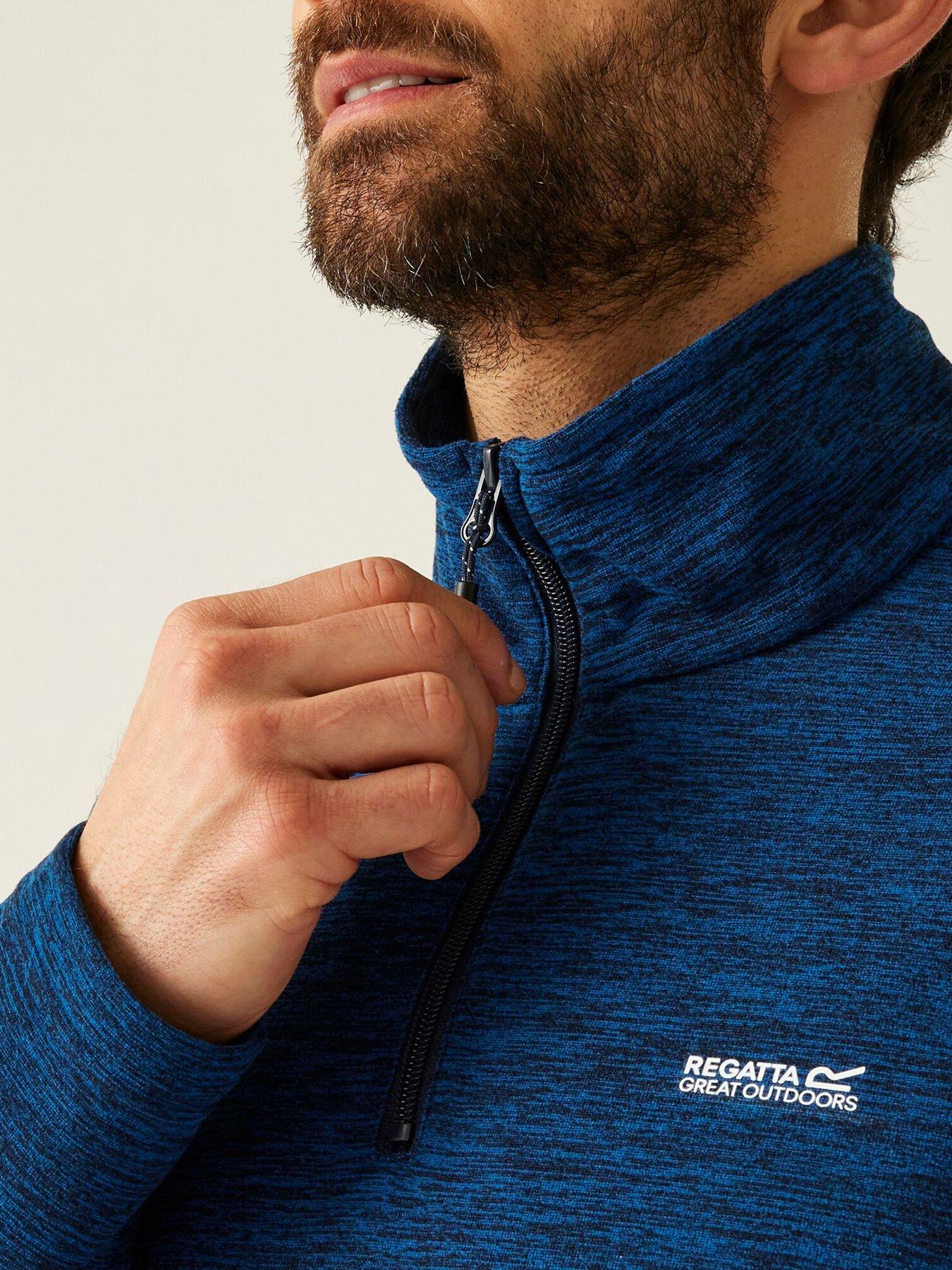 Regatta Mens Thomspon Marl Fleece Blue Very