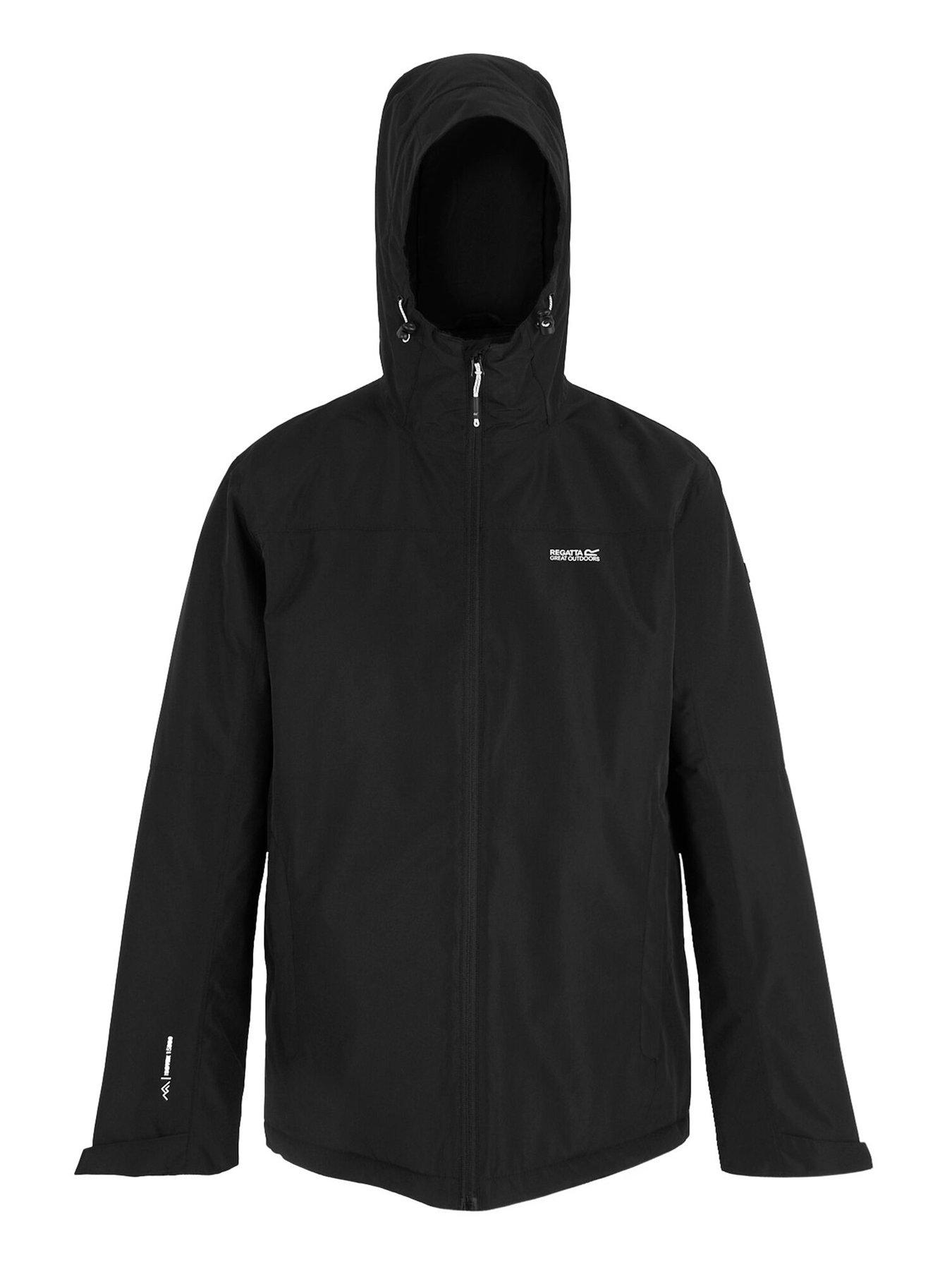 Image 4 of 6 of Regatta Mens Thornbridge Waterproof Insulated Jacket - Black