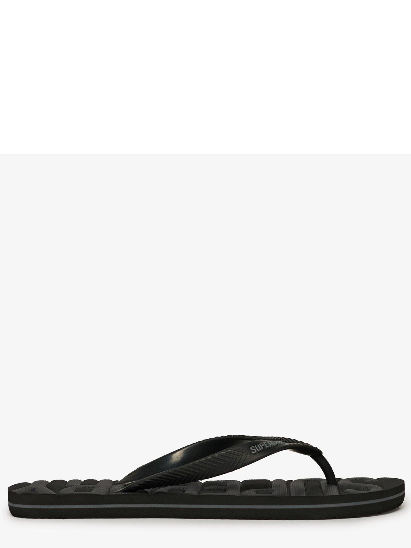 Image 4 of 4 of Superdry Core Graphic Logo Flip Flops- Black