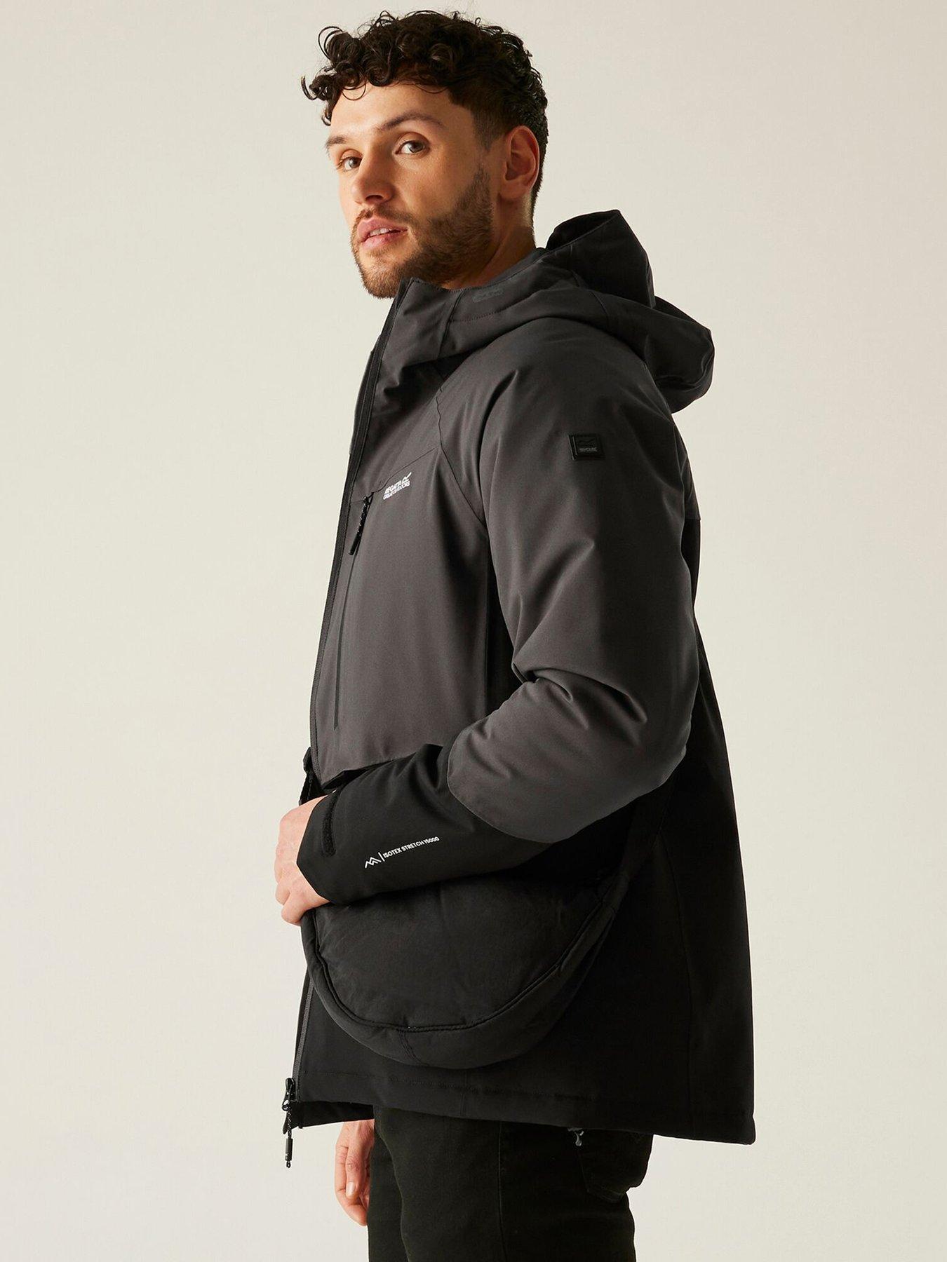 Giacca Imbottita Uomo Regatta Highton - Tessuto Stretch Isotex Impermeabile - Cappuccio Regolabile