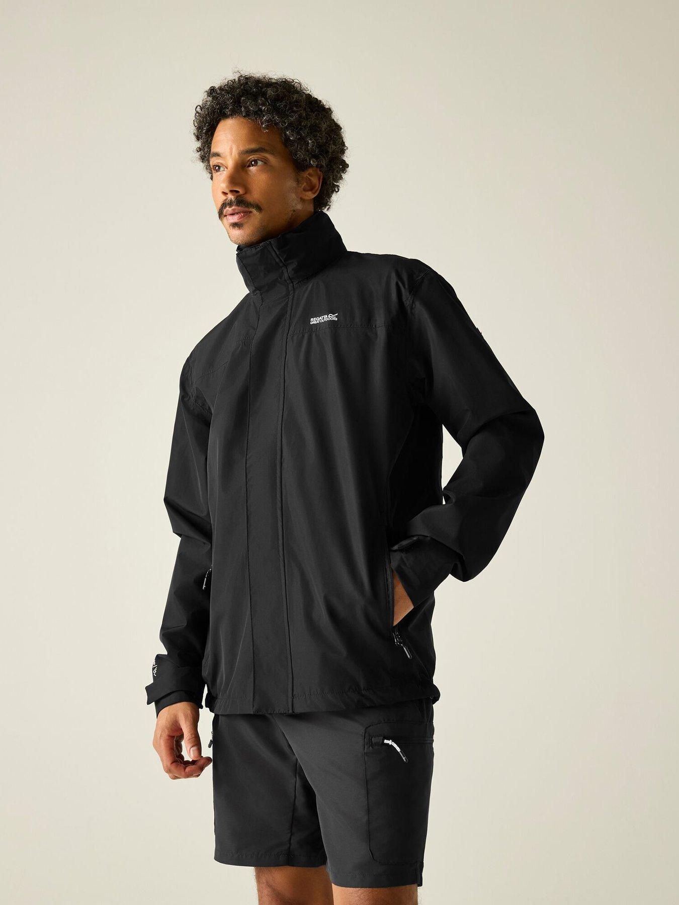 Regatta Mens Matt Ii Waterproof Shell Jacket - Black