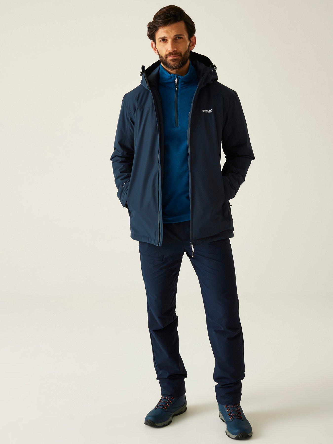 Image 3 of 6 of Regatta Mens Thornbridge Waterproof Insulated Jacket - Navy