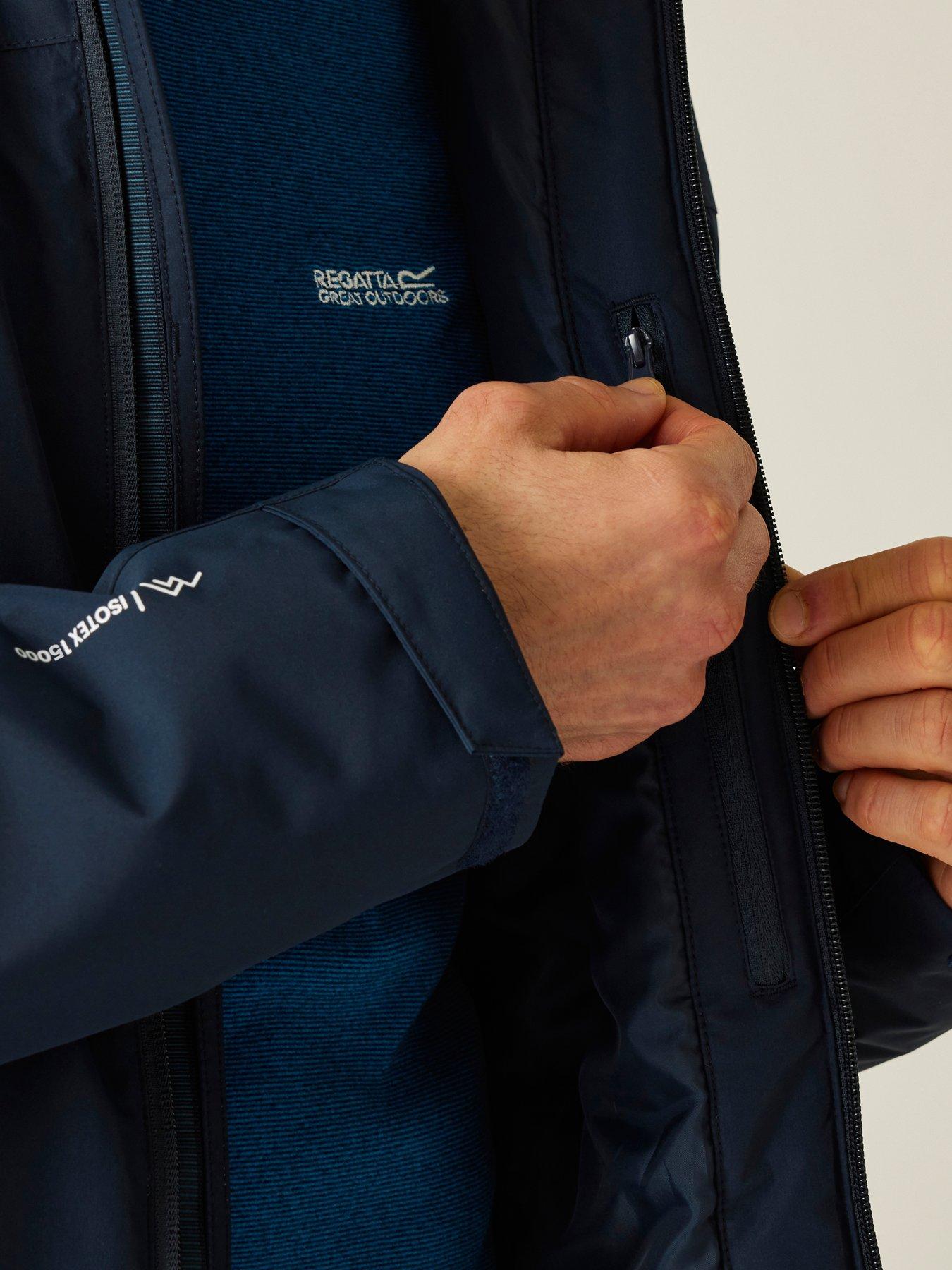 Image 4 of 6 of Regatta Mens Thornbridge Waterproof Insulated Jacket - Navy