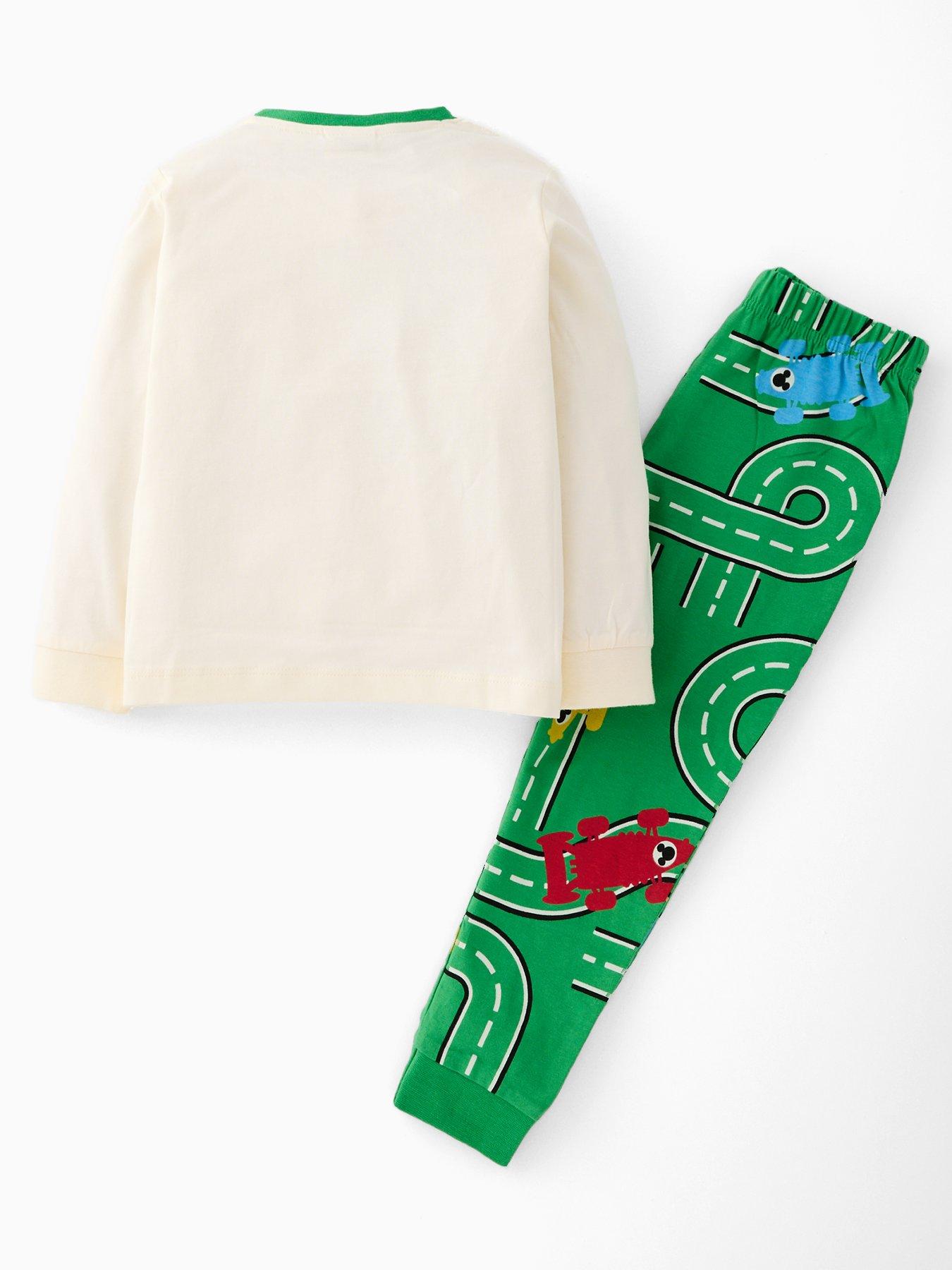 Image 2 of 6 of Mickey Mouse Disney's Mickey Cars Pyjamas - Green