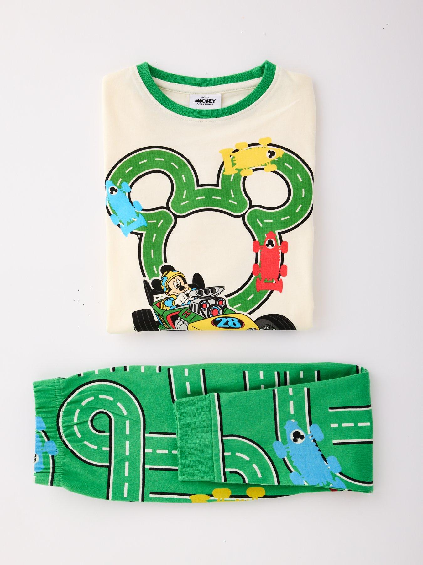 Image 3 of 6 of Mickey Mouse Disney's Mickey Cars Pyjamas - Green