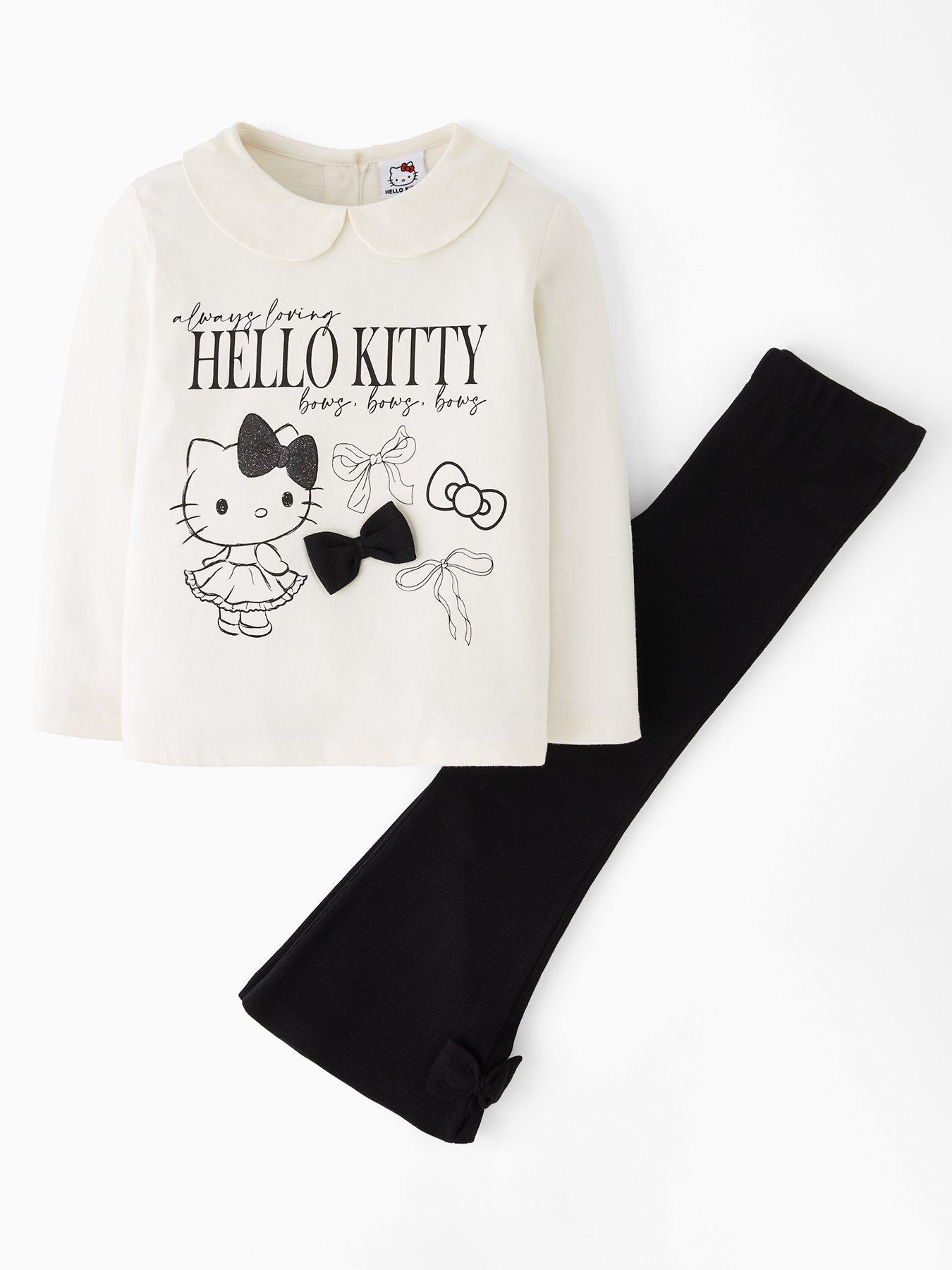 Hello Kitty Collar Legging Set - Light Cream