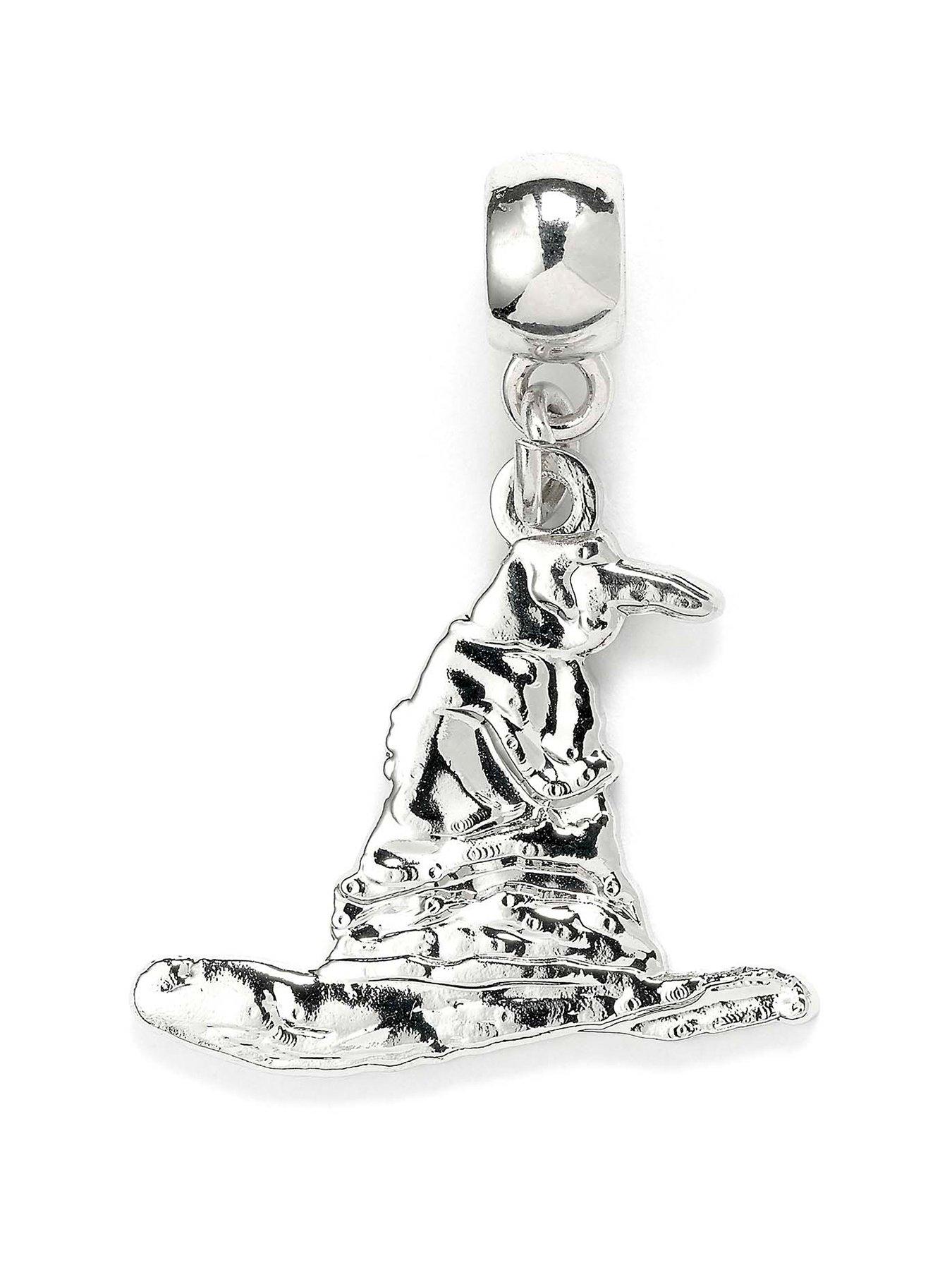 Harry Potter Sorting Hat Slider Charm Silver
