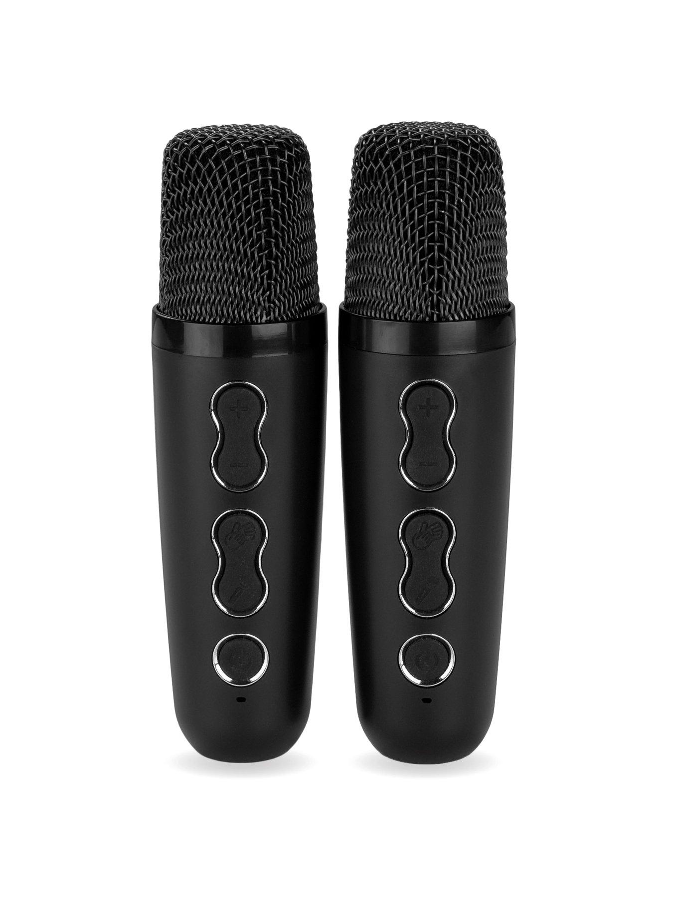 Image 4 of 7 of RockJam Bluetooth Karaoke Machine Party Speaker with 2 Wireless Mics, Voice Effects &amp; Light Show
