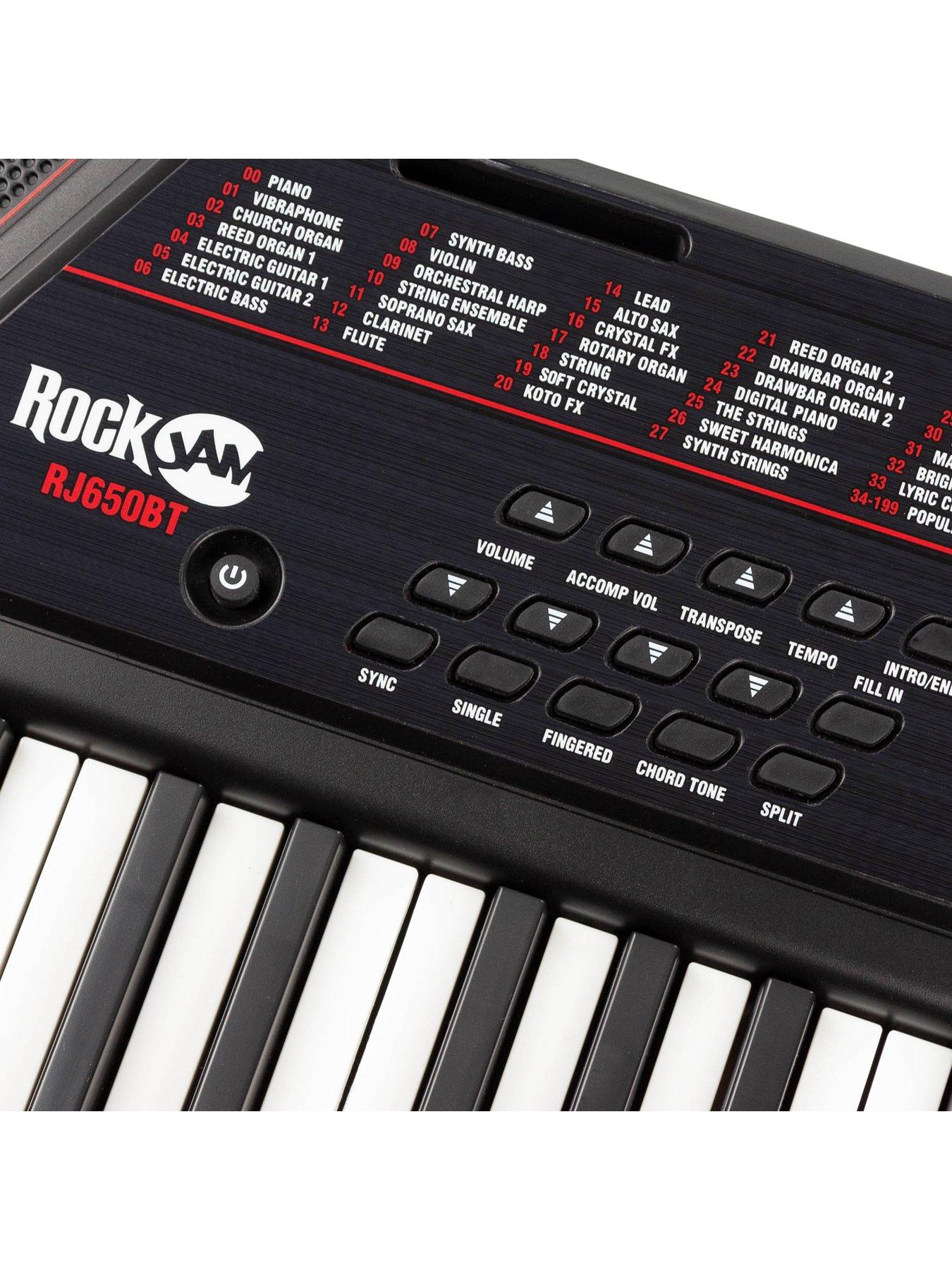 Image 2 of 7 of RockJam RJ650BT Keyboard Super kit with Bluetooth