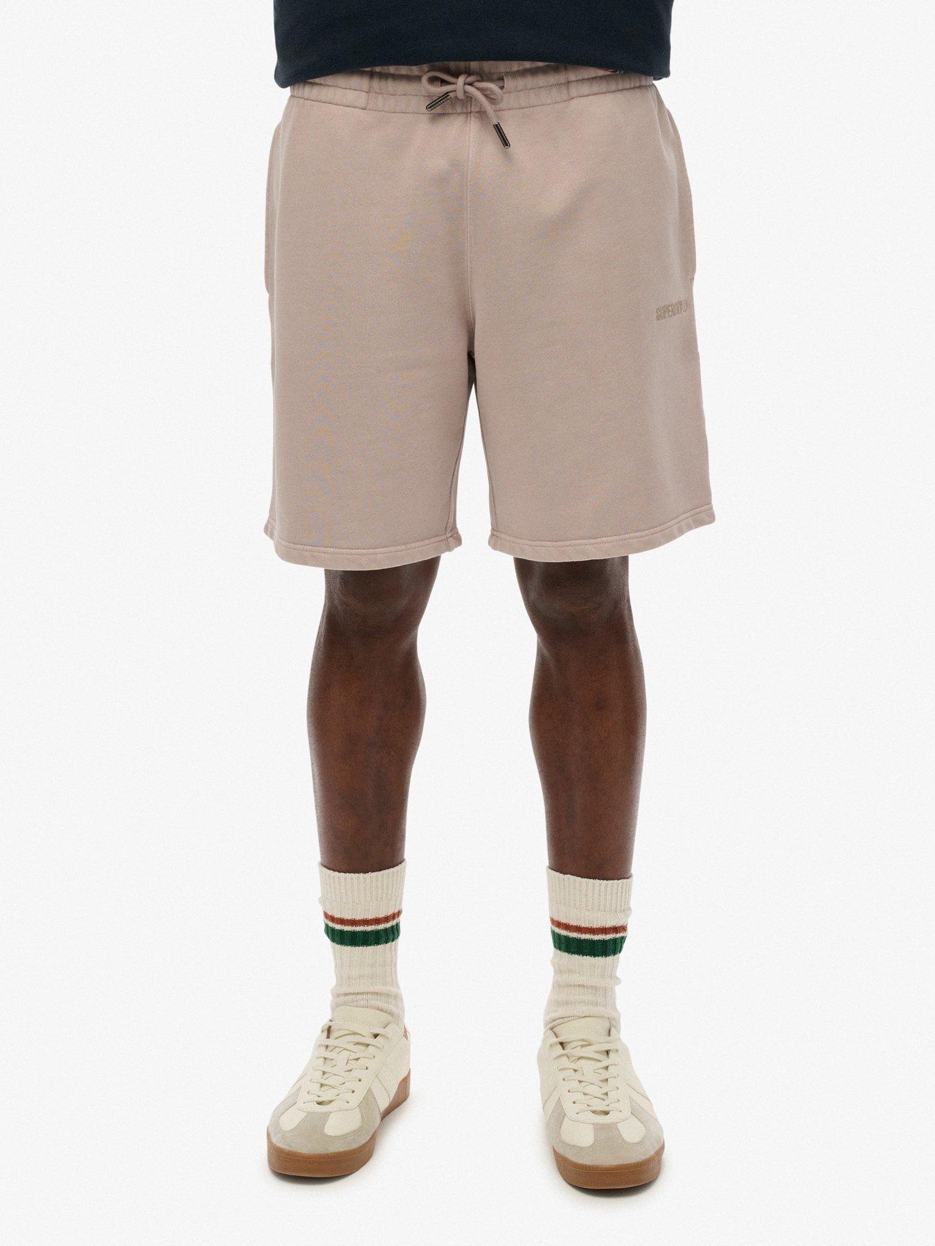 undefined Micro Logo Shorts - Beige