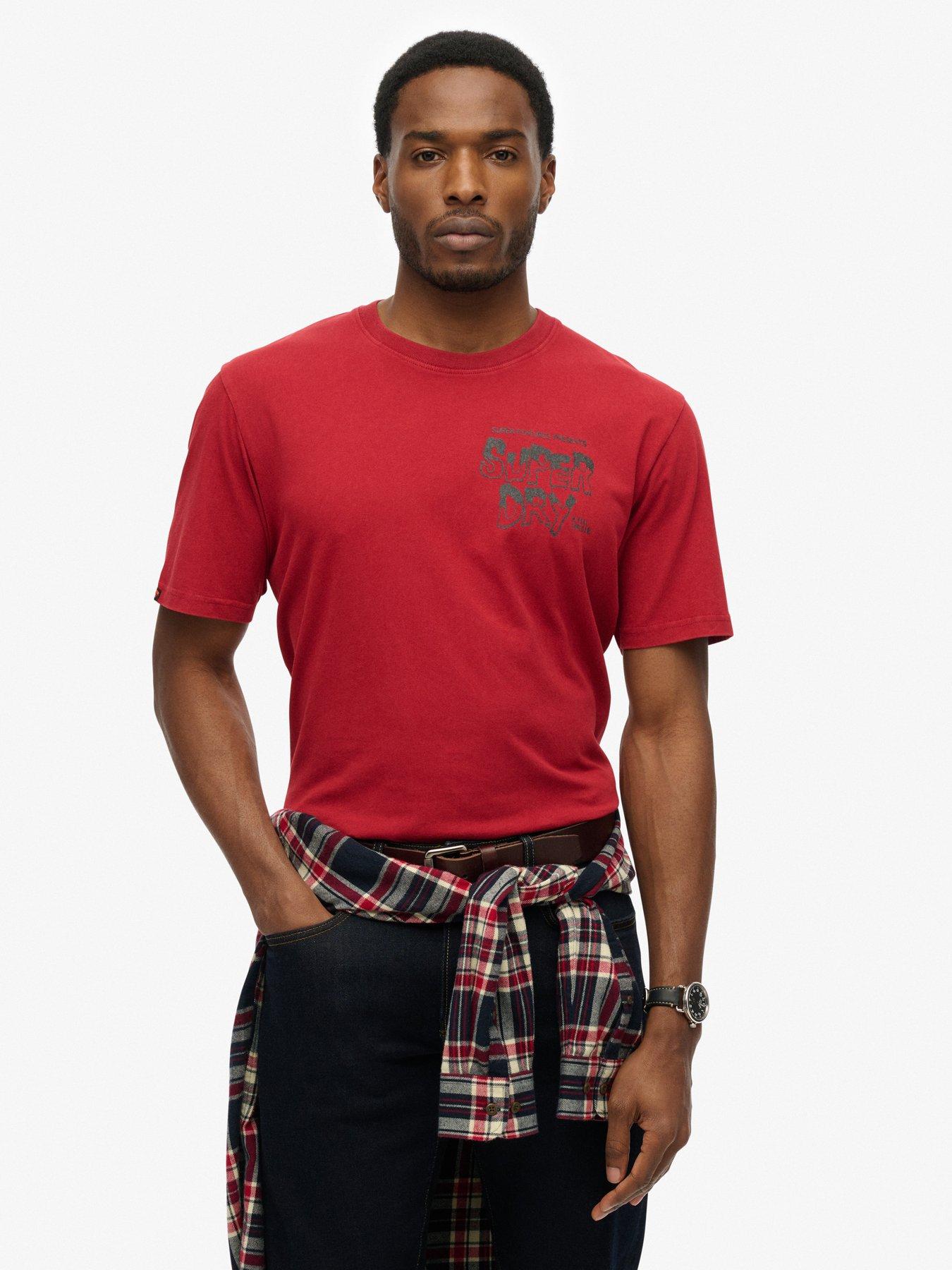 undefined B-Movie Graphic Loose Fit T-Shirt - Red