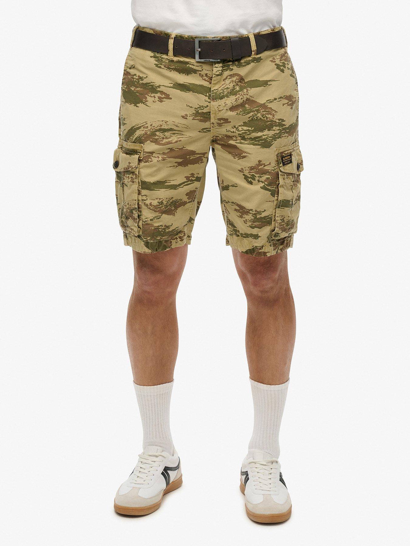 undefined Parachute Light Camo Print Shorts - Khaki