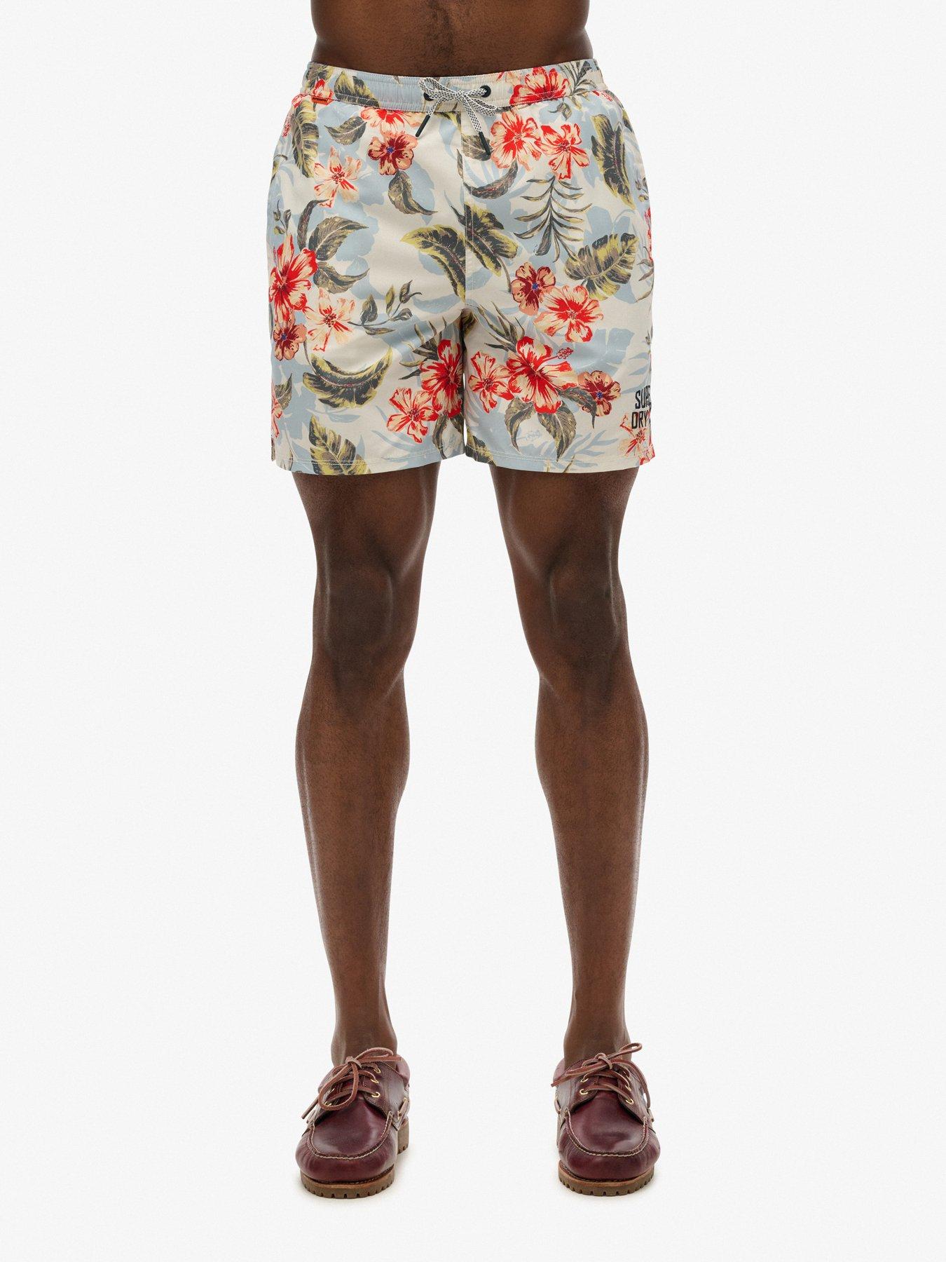 undefined Hawaiian Print 17-Inch Swim Shorts - Multi